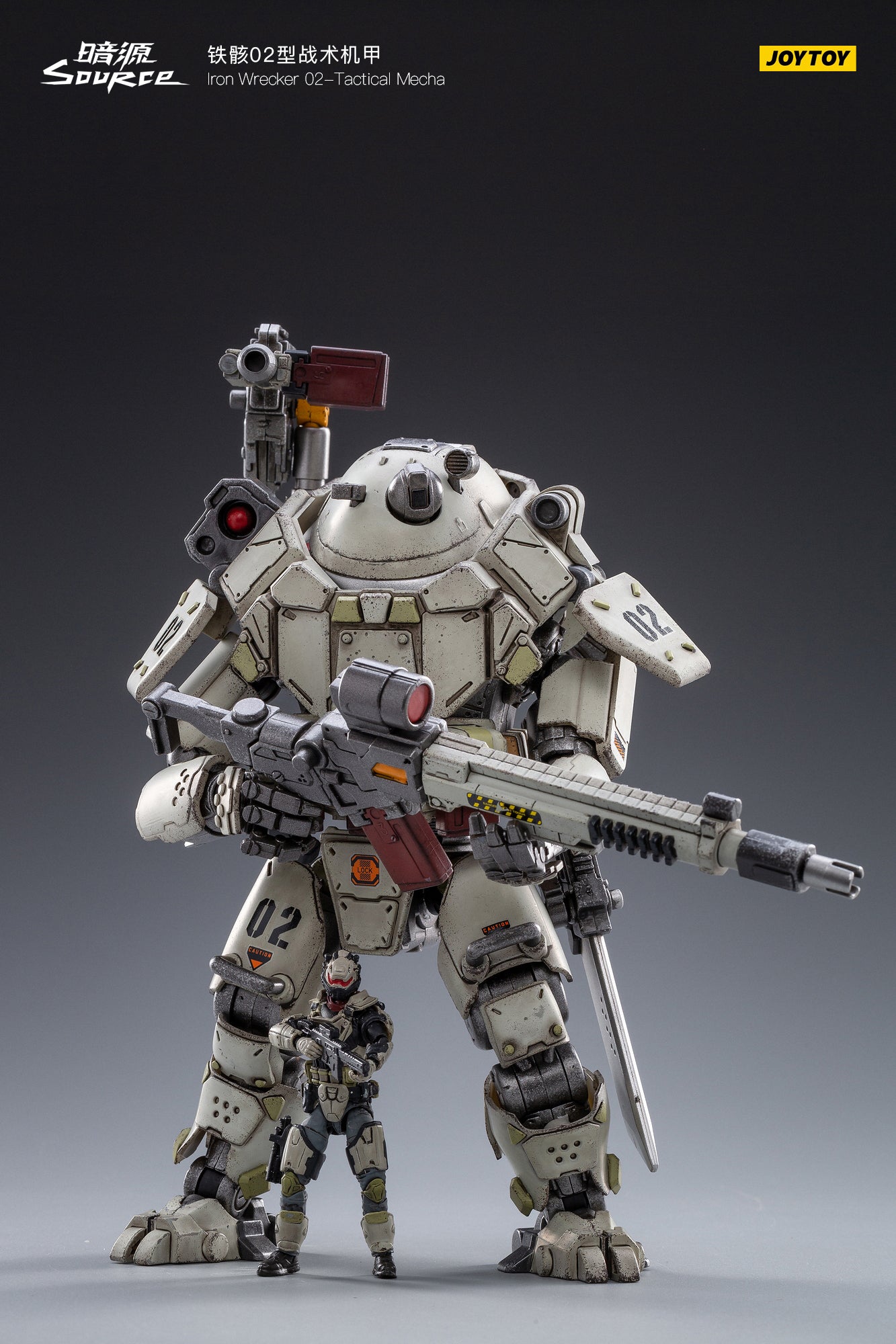 JOYTOY 1/25 Scale Iron Wrecker 02 Tactical Mecha Action Figure - Collectible Robot Model for Display & Battle Scenes | Perfect for Anime Fans & Military Toy Enthusiasts