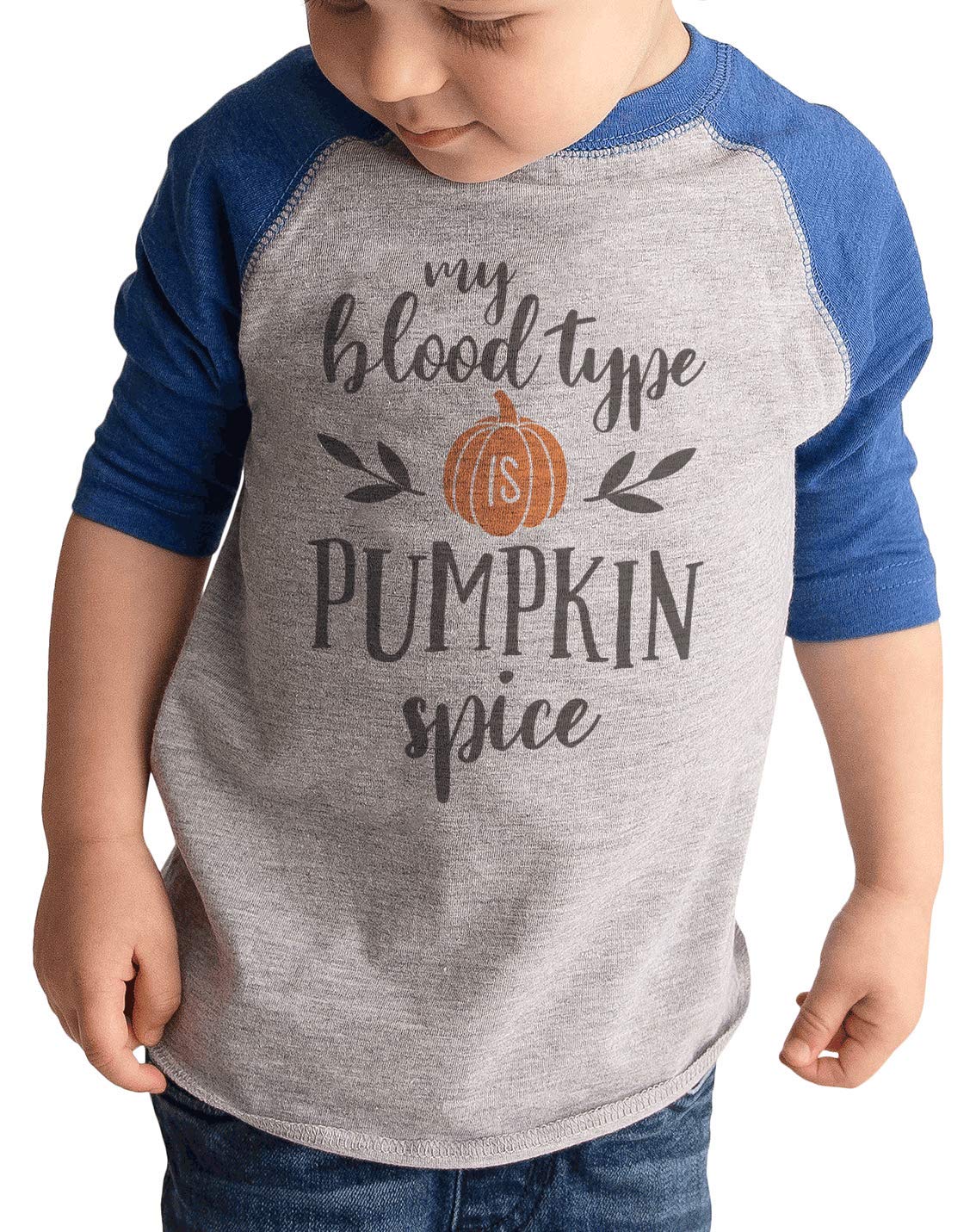 7 Ate 9 Apparel Kids Funny Pumpkin Spice T-Shirt | Cute Halloween Fall Outfit for Boys & Girls | Perfect for Trick-or-Treating, School, and Family Photos