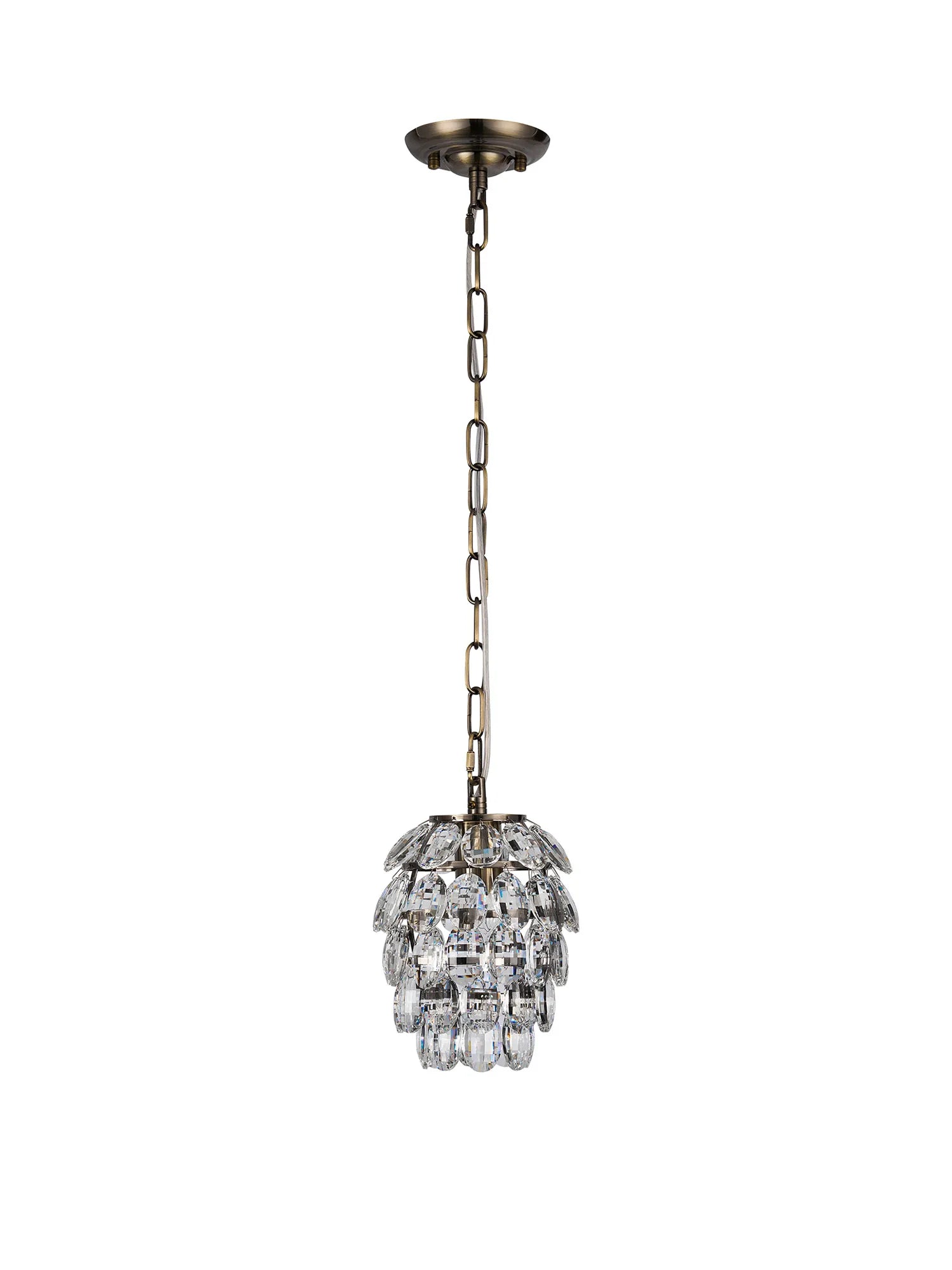 Consten 17cm 5-Layer Pendant Light Fixture with E27 Socket - Perfect for Dining Room, Kitchen Island & Bedroom Lighting