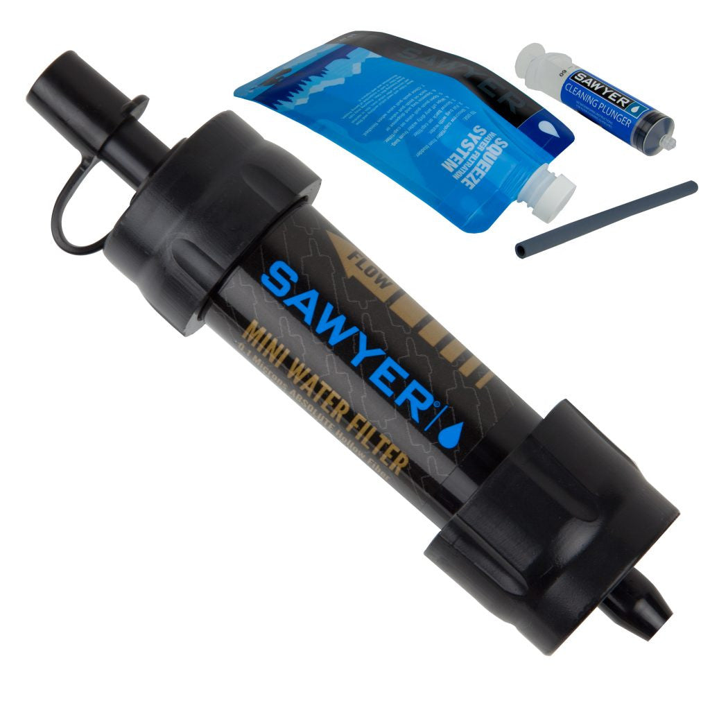 Sawyer MINI™ Portable Water Filter System - Lightweight & Compact for Hiking, Camping, Travel & Emergency Preparedness