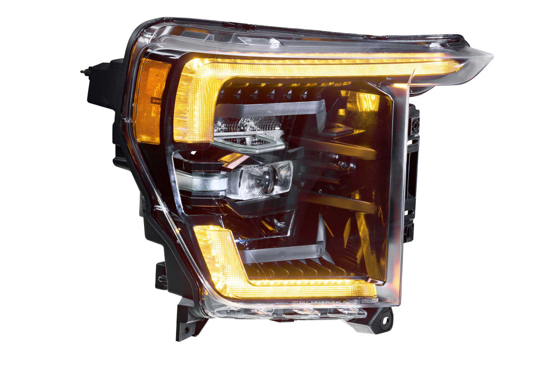 2021-2023 Ford F-150 XB LED Headlights with White DRL - High-Performance Lighting Upgrade for Night Driving & Off-Road Adventures