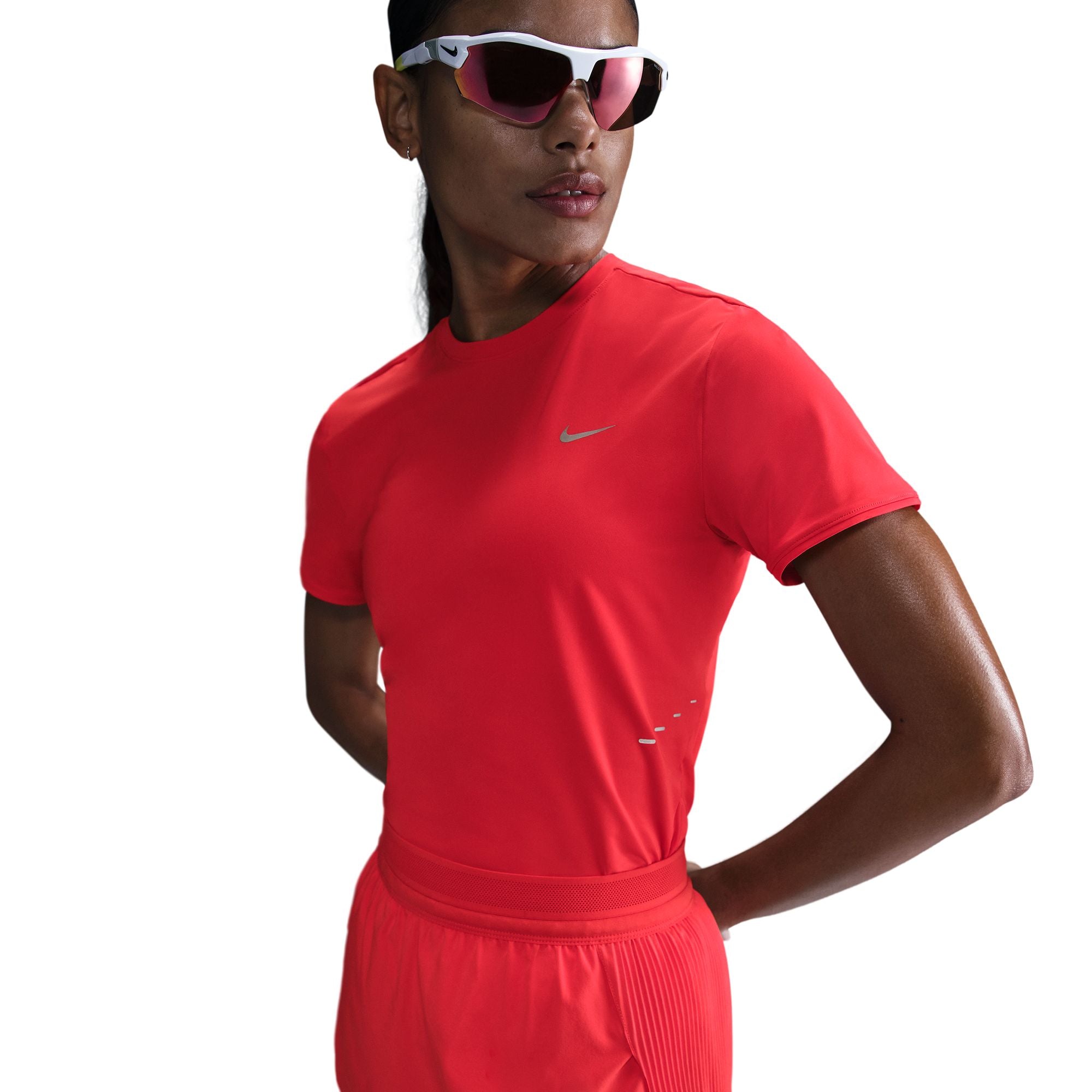 Nike Women's DRI-FIT ADV Aeroswift Mid-Rise Lined Running Shorts - 3-Pack (696 LT Crimson/Black) | Moisture-Wicking Athletic Shorts for Running, Gym Workouts & Yoga | High-Performance Comfort for Active Women
