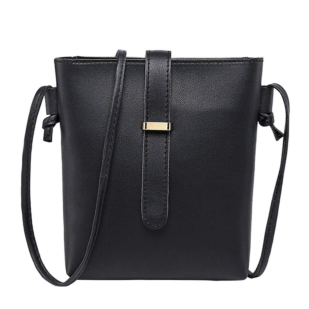 Women's Fashion Phone Messenger Bag - Crossbody Shoulder Bag with Adjustable Strap for iPhone, Samsung & Smartphones (Black, One Size) - Perfect for Travel, Shopping & Daily Use