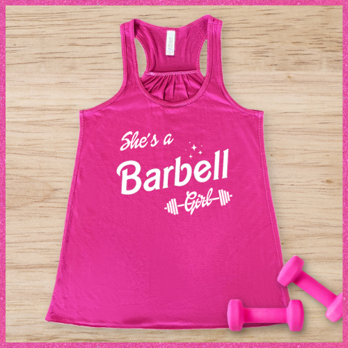 Barbell Girl Shirt - Women's Gym & Workout T-Shirt for Weightlifting, CrossFit & Fitness Enthusiasts - Perfect for Gym, Training & Casual Wear