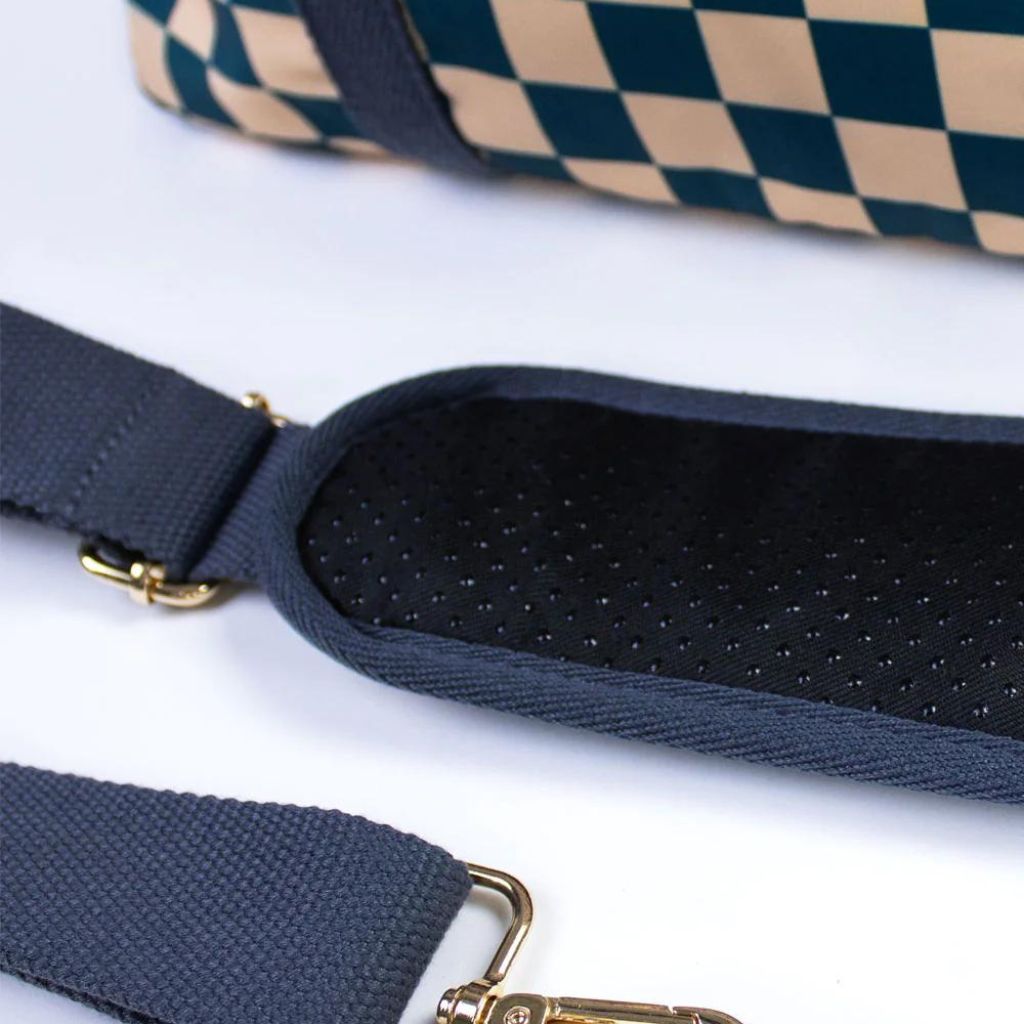 Kind Bag Weekend Duffel Holdall - Waterproof Checkerboard Pattern Gym Bag for Travel, Sports & Workout | Perfect for Gym, Overnight Trips & Weekend Getaways