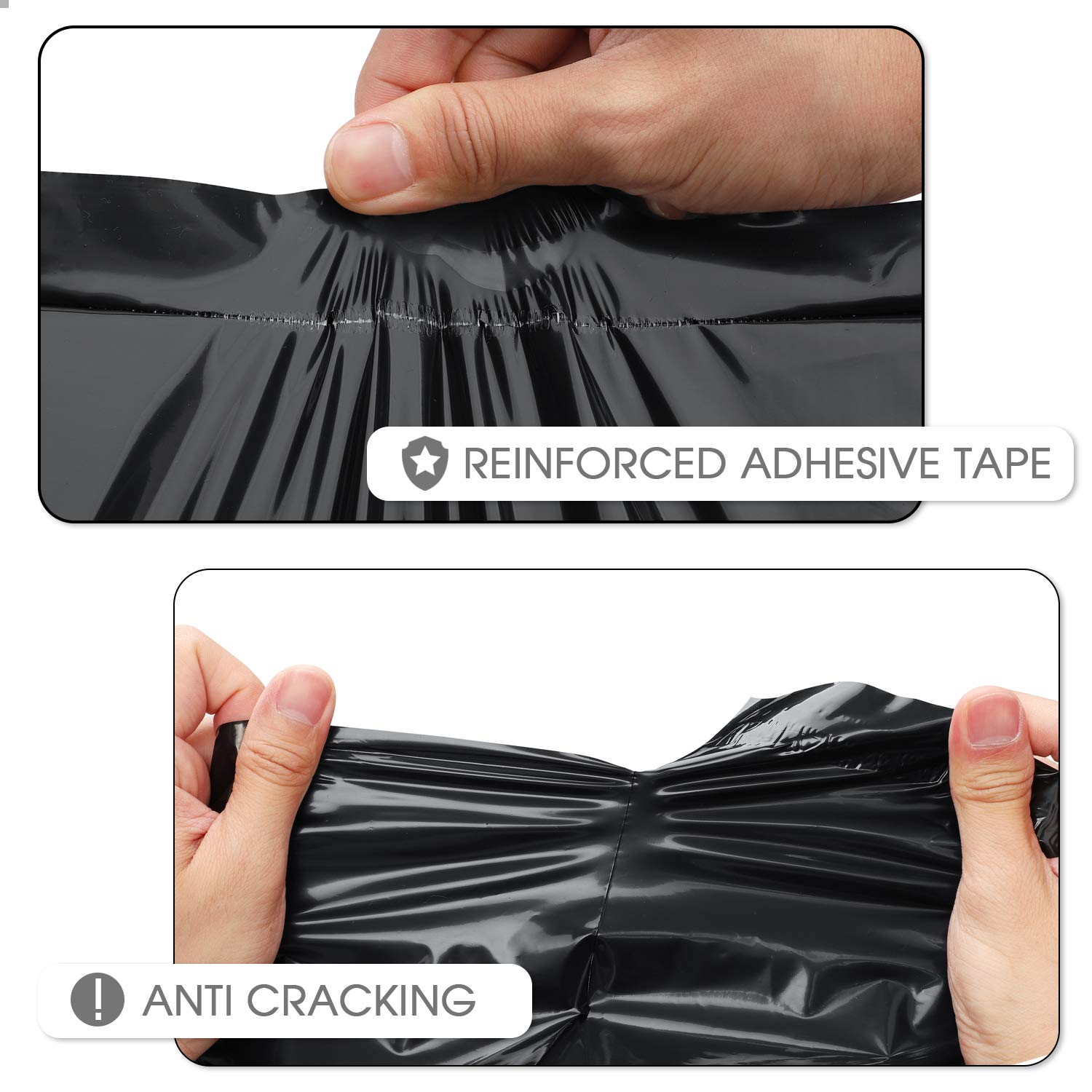 Metronic 1000PC 12x15.5 Inch Poly Mailers - Waterproof & Durable Shipping Bags for Small Business | Strong Adhesive Mailing Envelopes for Clothing, Ecommerce & Retail | Perfect for Online Stores, Subscription Boxes & Daily Shipping Needs