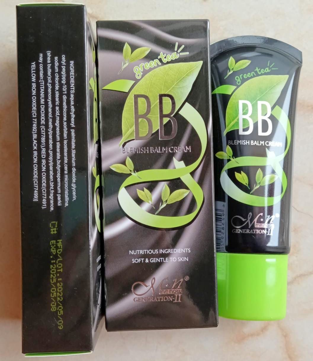 Me Now B.B. Cream with Green Tea Extract - Natural Coverage & Oil Control (Shade #C, 1 Pack) | Perfect for Daily Makeup & Sensitive Skin Care