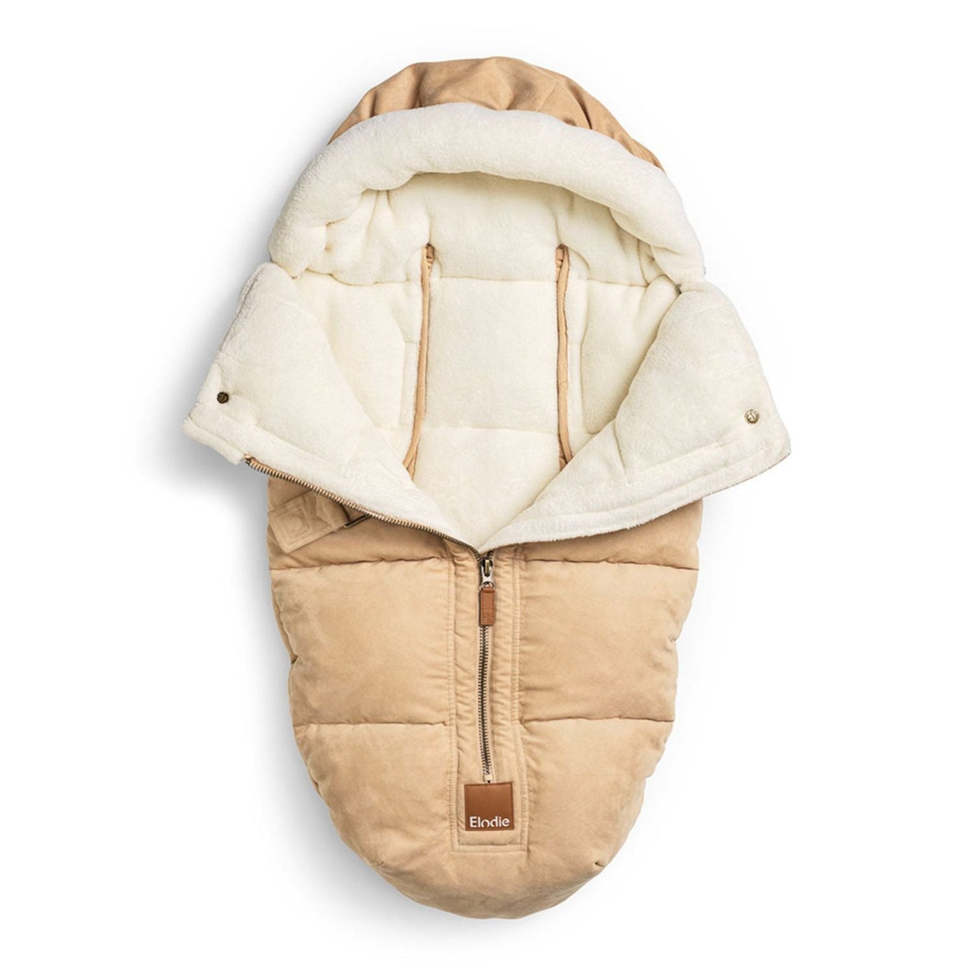 Elodie Details Alcantara Footmuff - Premium Baby Stroller Foot Warmer for Cold Weather, Soft & Cozy Infant Accessory - Perfect for Winter Walks, Outdoor Adventures, and Daily Errands