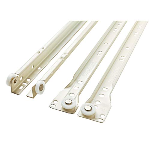Brainerd 12-Pack 20.5-inch Self-Closing Drawer Slides - Heavy Duty Ball Bearing Slides for Kitchen Cabinets, Office Furniture & DIY Projects