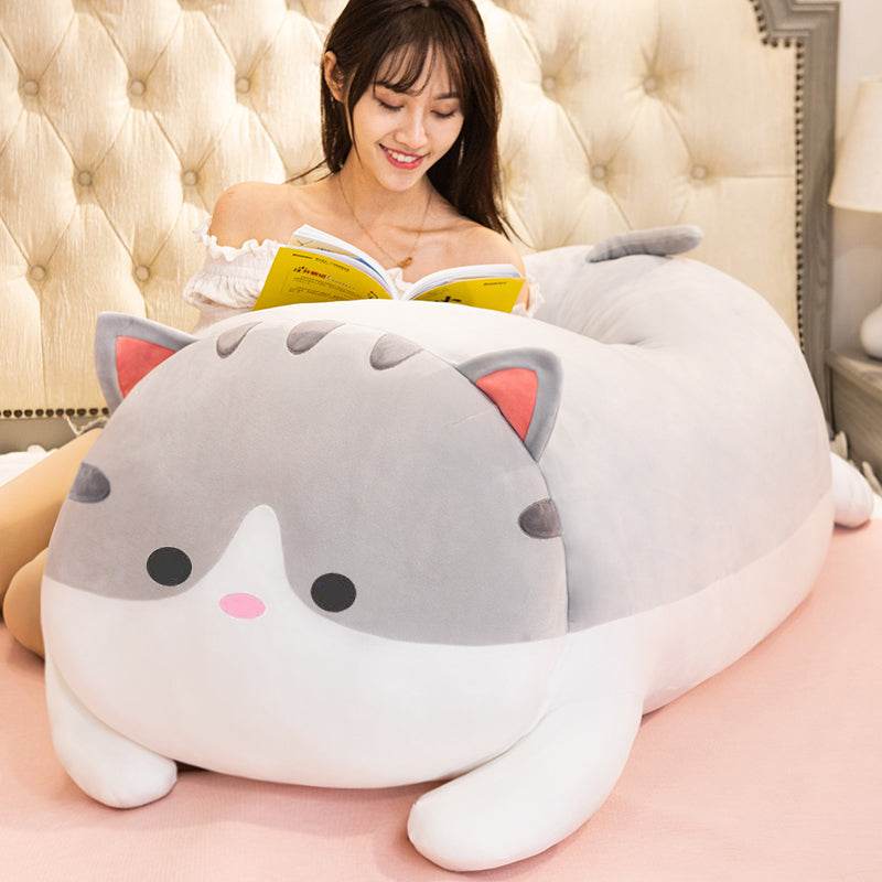 Soft and Cuddly Chonky Stuffed Bunny Plush Toy - Large Fluffy Stuffed Animal for Kids, Baby Shower Gift, Nursery Decor, and Easter Basket Filler