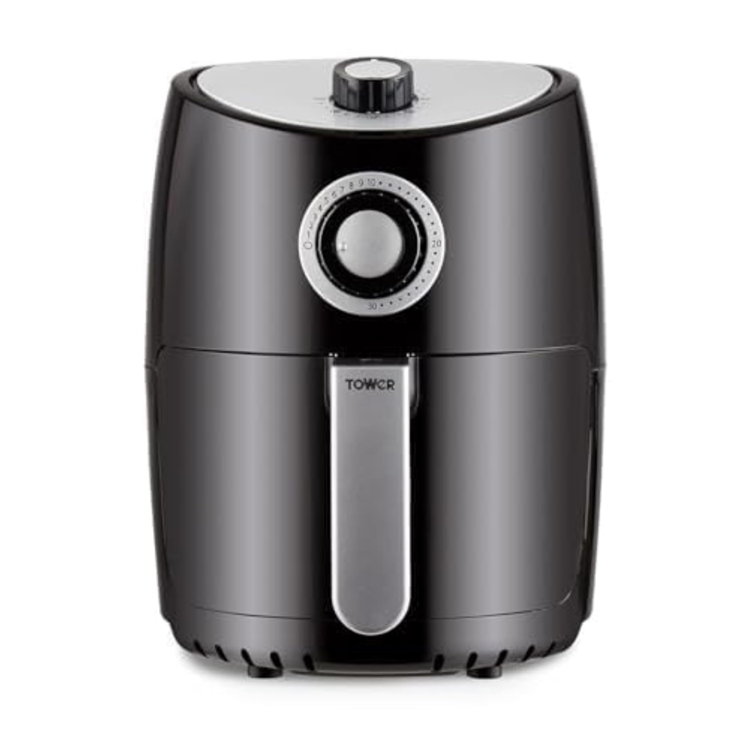 Vortex T17023 Manual Air Fryer Oven - 2.2L Black, Rapid Air Circulation, 30-Minute Timer | Healthy Frying, Crispy Snacks, Family Meals & Quick Cooking