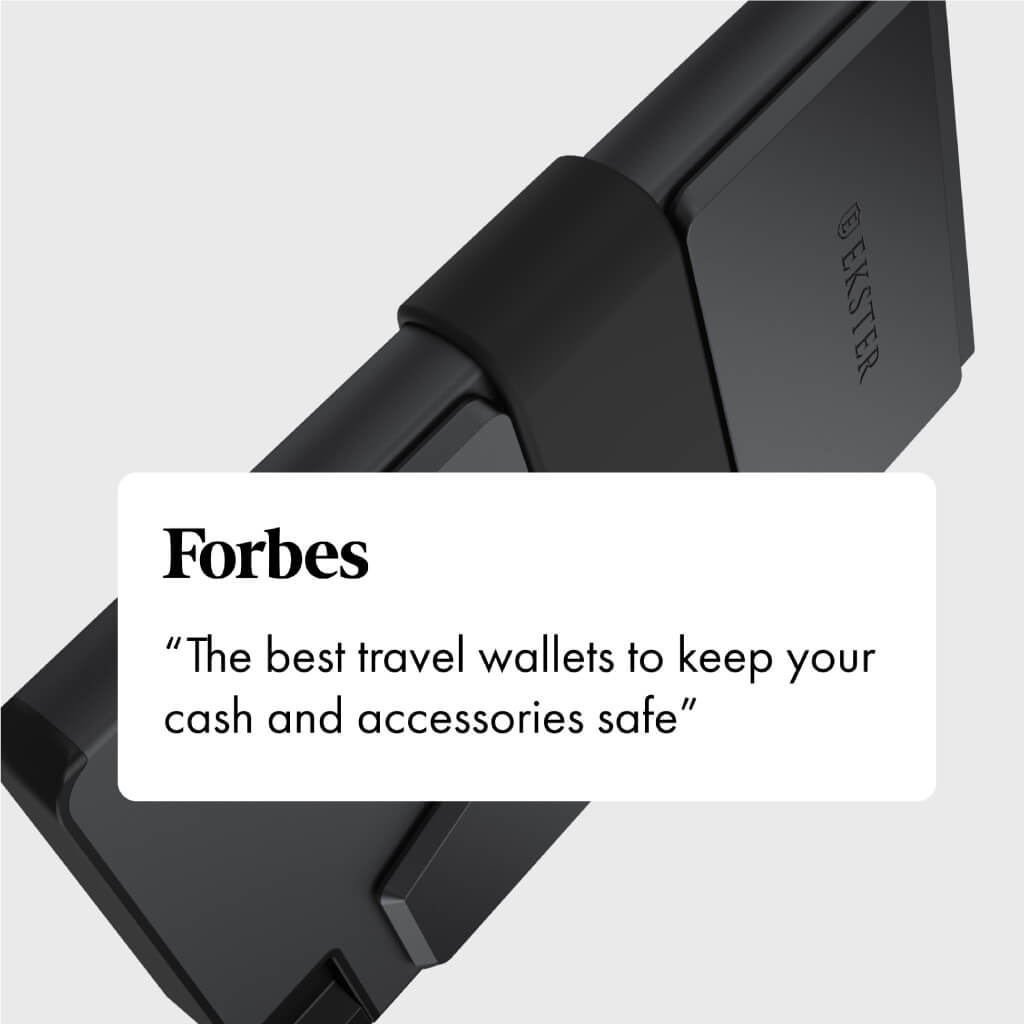 Ekster Pro RFID Blocking Aluminum Card Holder - Slim Minimalist Wallet for Men & Women - Perfect for Travel, Business & Everyday Carry