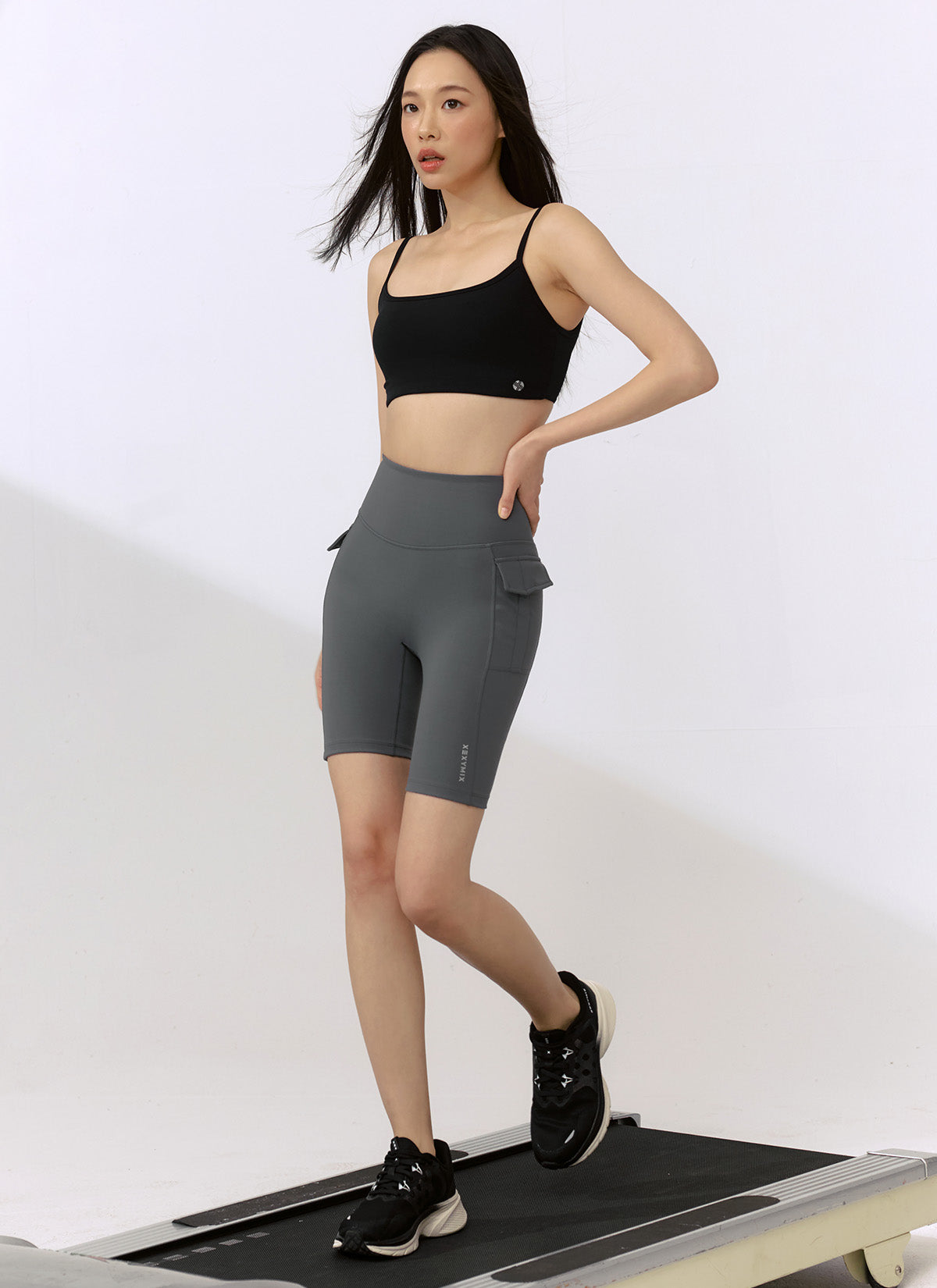 Black Label 360N Out Pocket Leggings for Women - High Waisted Yoga Pants with Side Pockets - 4.5