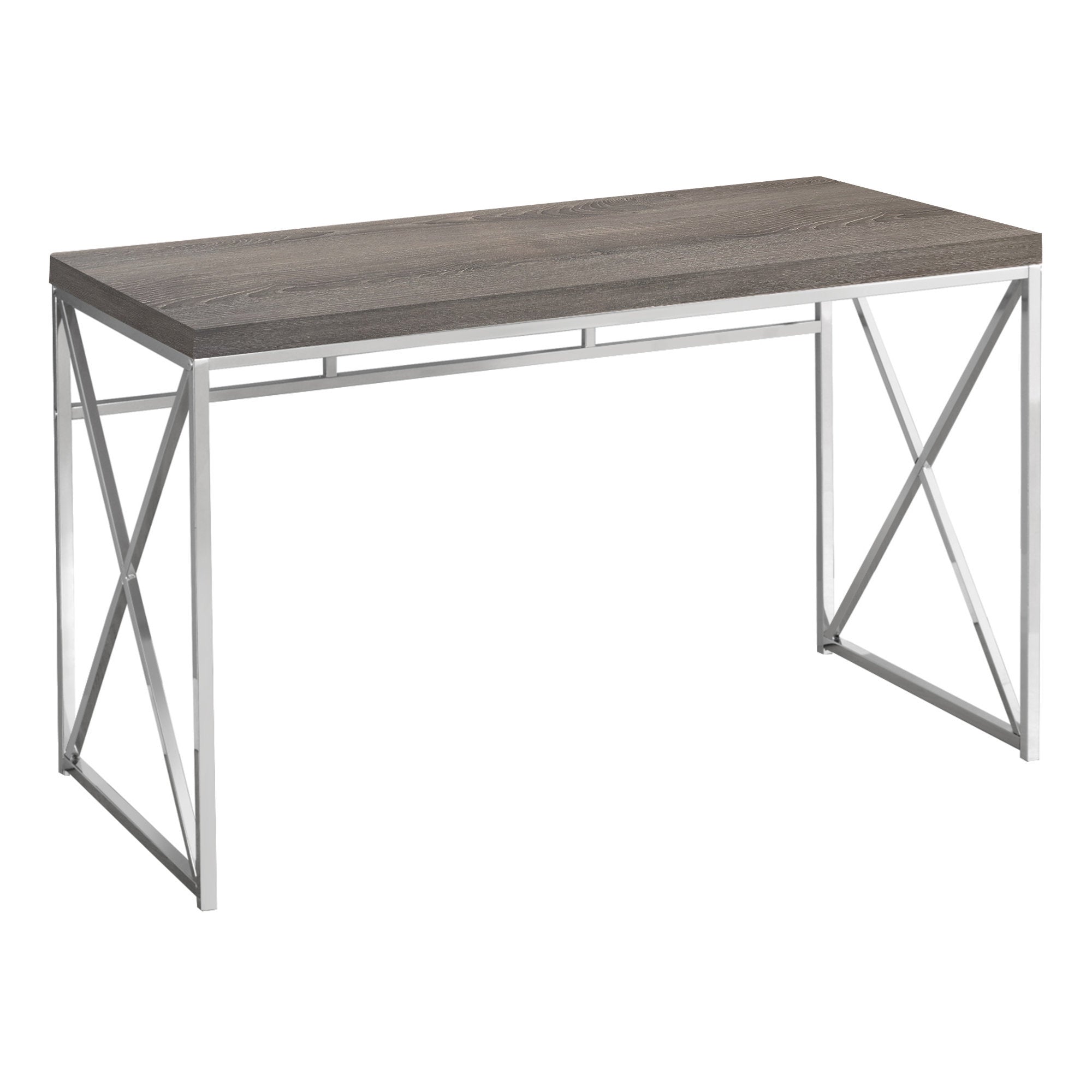Office Series 48L Dark Taupe Chrome Metal File Cabinet - Perfect for Home, Office & Business Storage Organization