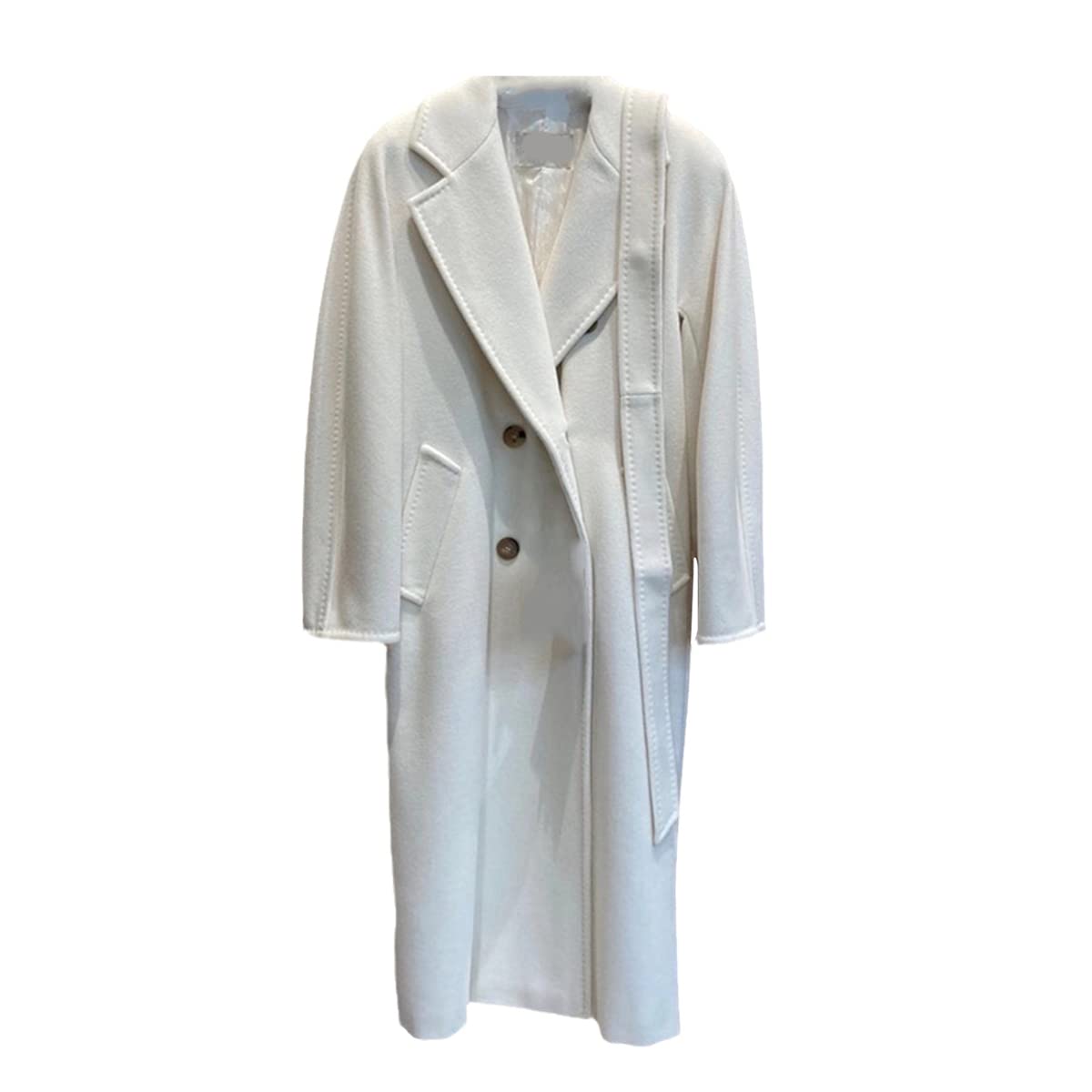 Luxury Women's Cashmere Coat - Classic Double-Breasted Reversible Wool Coat for Fall & Winter | Warm Elegant Outerwear for Office, Dating & Special Occasions