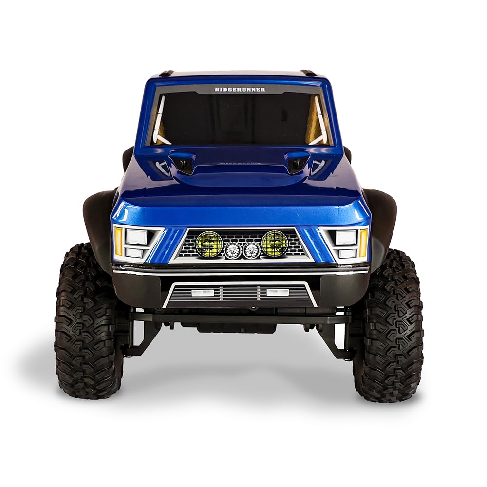 Danchee RidgeRunner 1/10 Scale 4WD Electric Rock Crawler RTR RC Truck - Blue - Off-Road Adventure, Trail Crawling & Backyard Fun for Adults & Kids