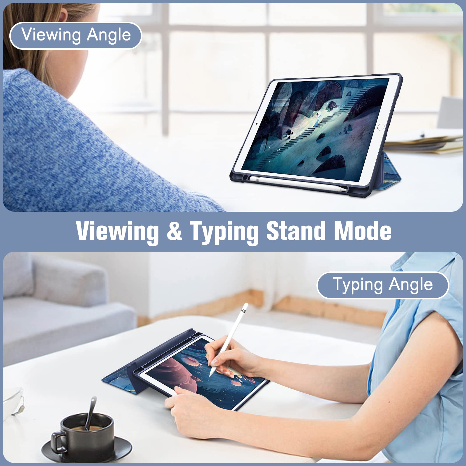 Fintie Hybrid Slim Shockproof Case for iPad Air 3 (2019) & iPad Pro 10.5