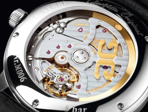 Glashutte Original Senator Observer Stainless Steel Men's Watch - Luxury Automatic Timepiece for Business & Formal Occasions