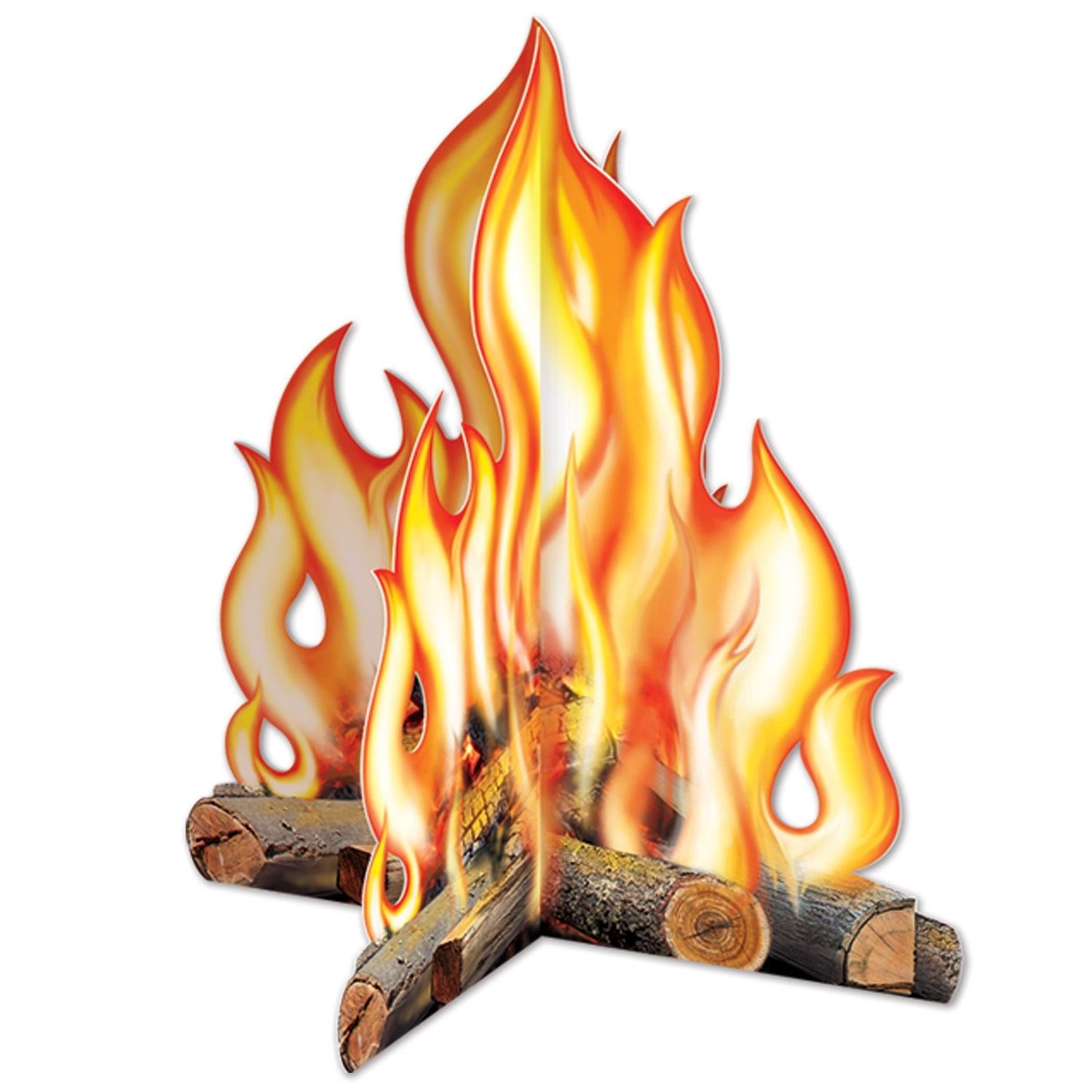 12 Pack Beistle 3D Campfire Party Centerpieces - Perfect for Halloween, Camping Themed Parties, and Outdoor Decorations