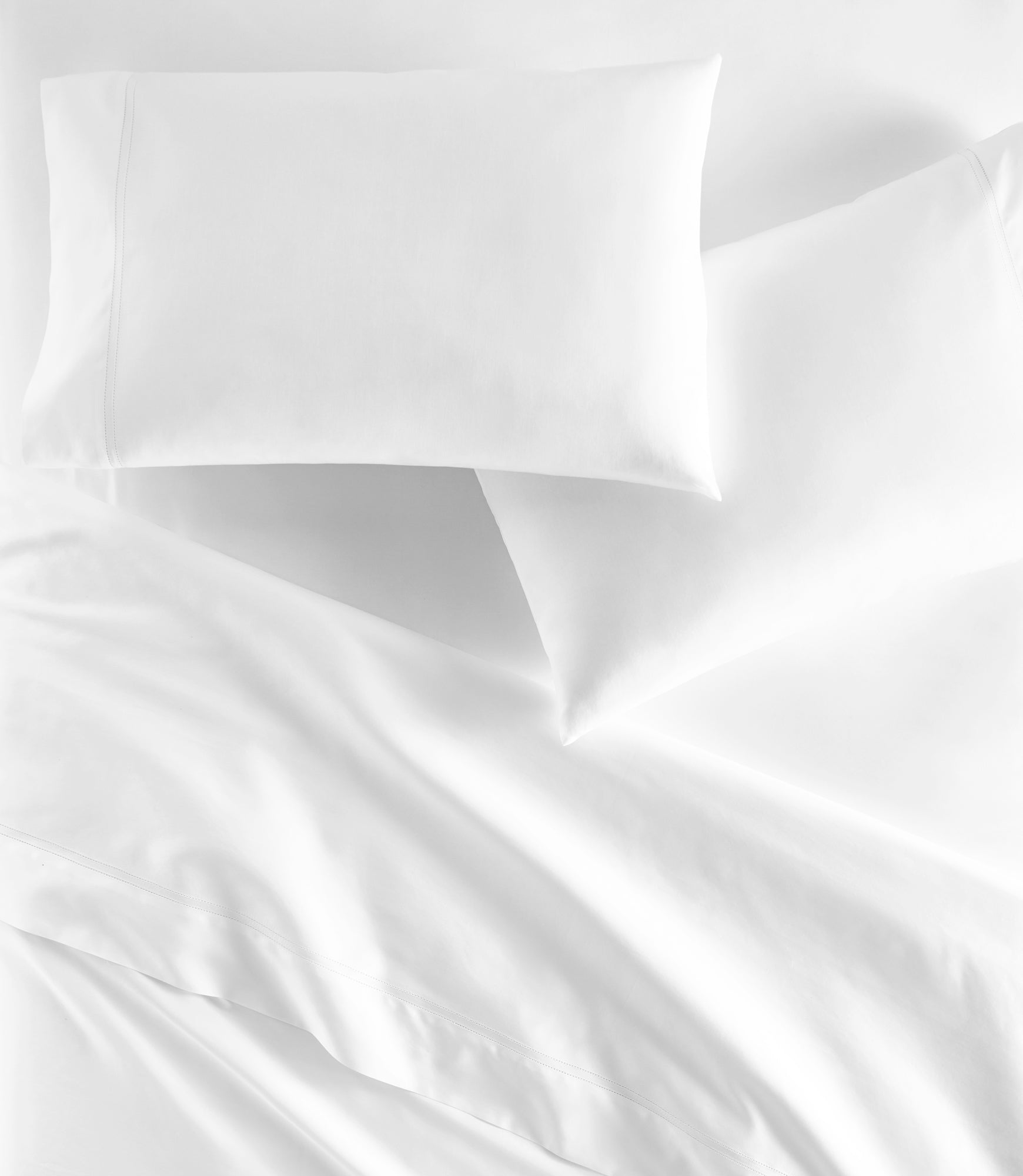 Premium 100% Cotton Lyric Percale Flat Sheet - Soft & Breathable Bed Sheet for All Seasons - Perfect for Home, Hotel, and Guest Room Use