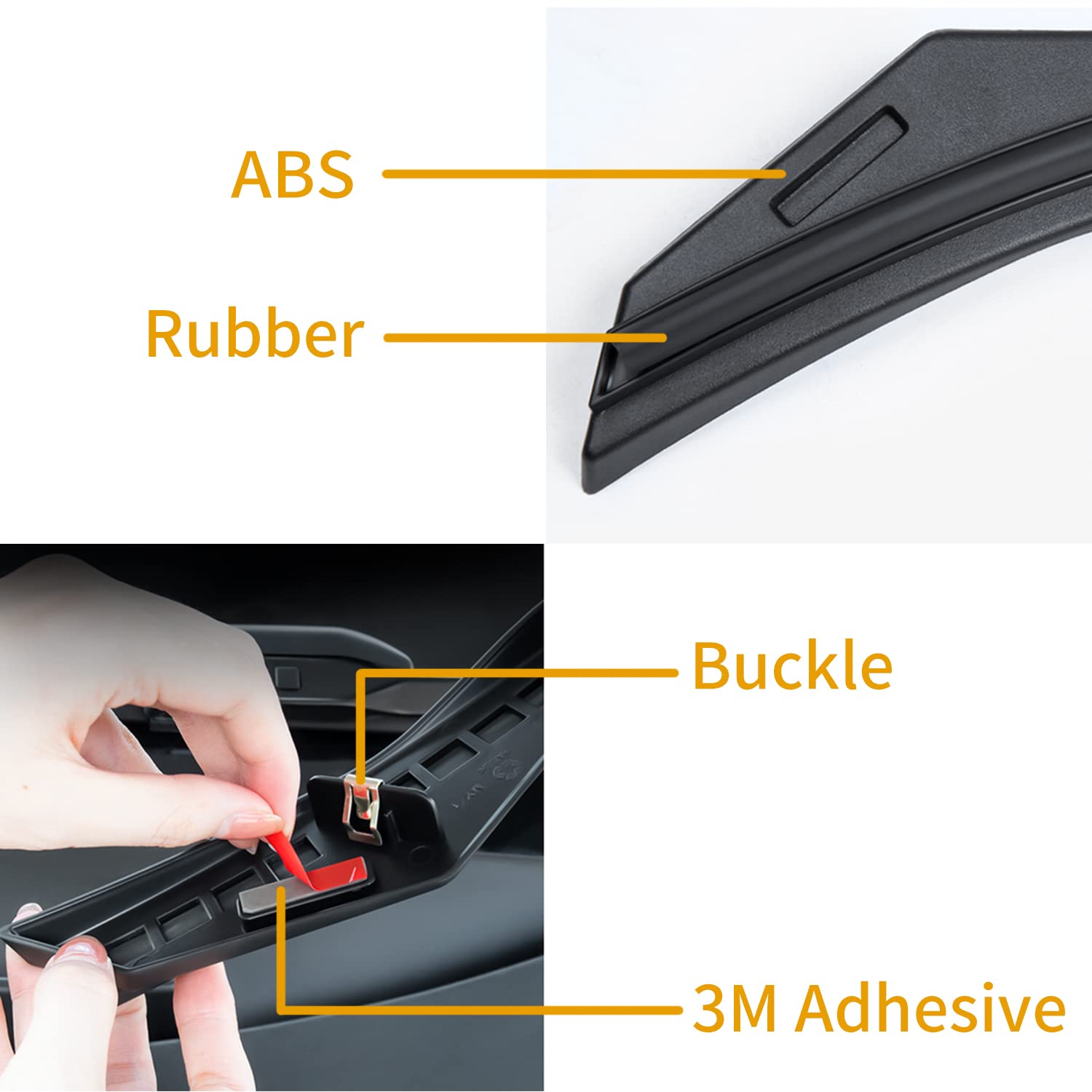 Tesla Model Y Front Hood Dust Proof Seal Strip - Weather Resistant Rubber Protector Guard for Enhanced Protection | Perfect for All-Weather Driving & Dust Prevention