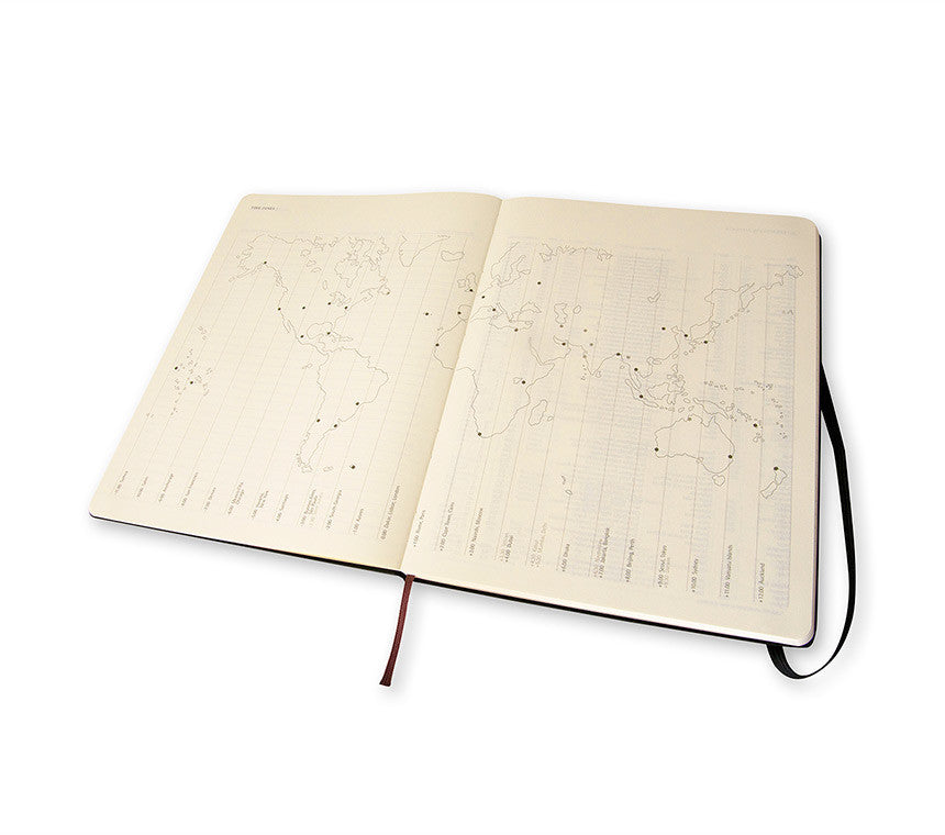 Moleskine Action Weekly Planner 2024 - 12 Month Hard Cover Notebook for Productivity & Time Management - Perfect for Work, School, and Personal Organization