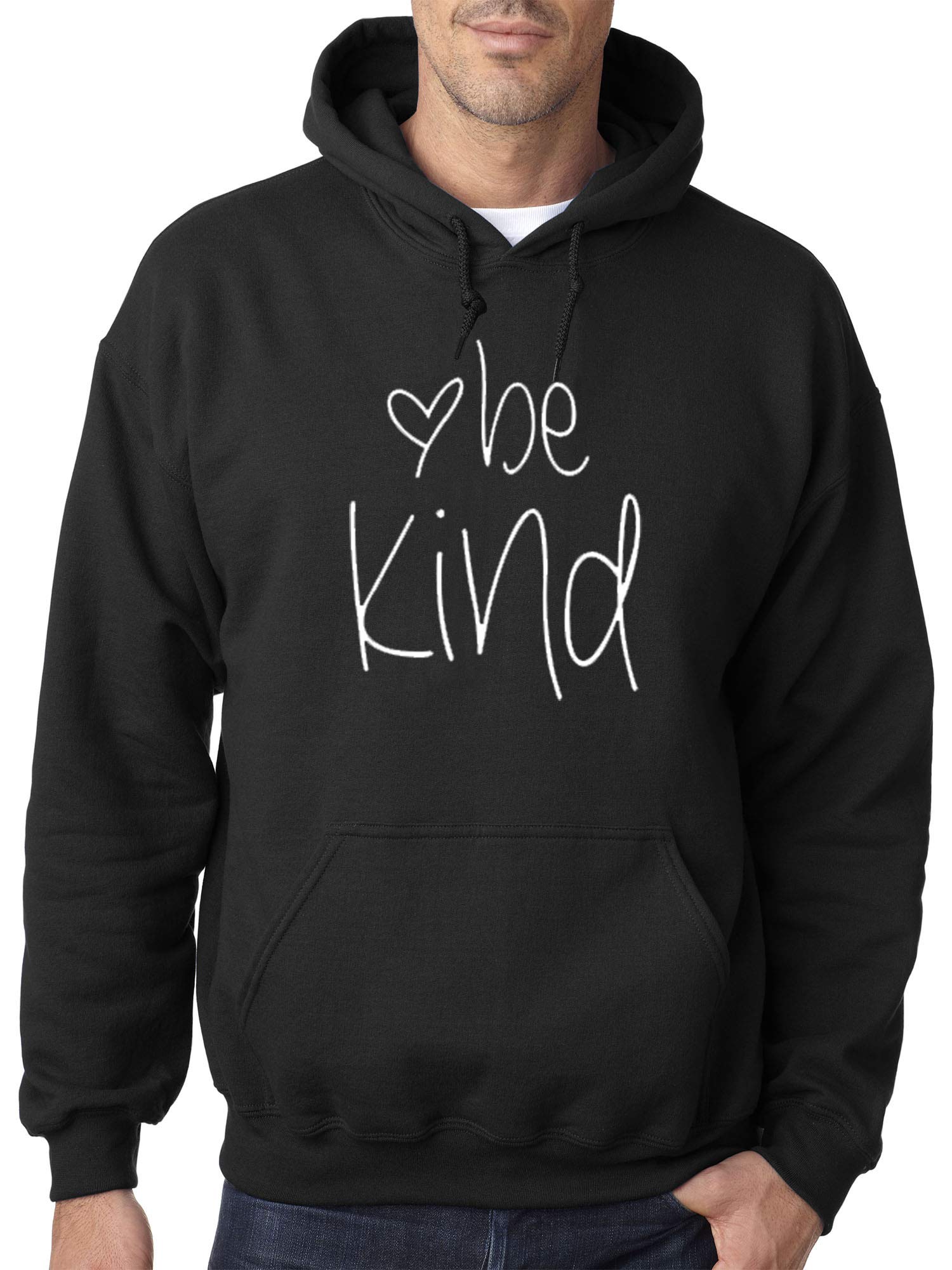 Be Kind Heart Nice Humble Unisex Pullover Sweatshirt - Soft Adult Hoodie for Men & Women | Cozy Casual Wear for Everyday, Street Style, and Relaxing at Home