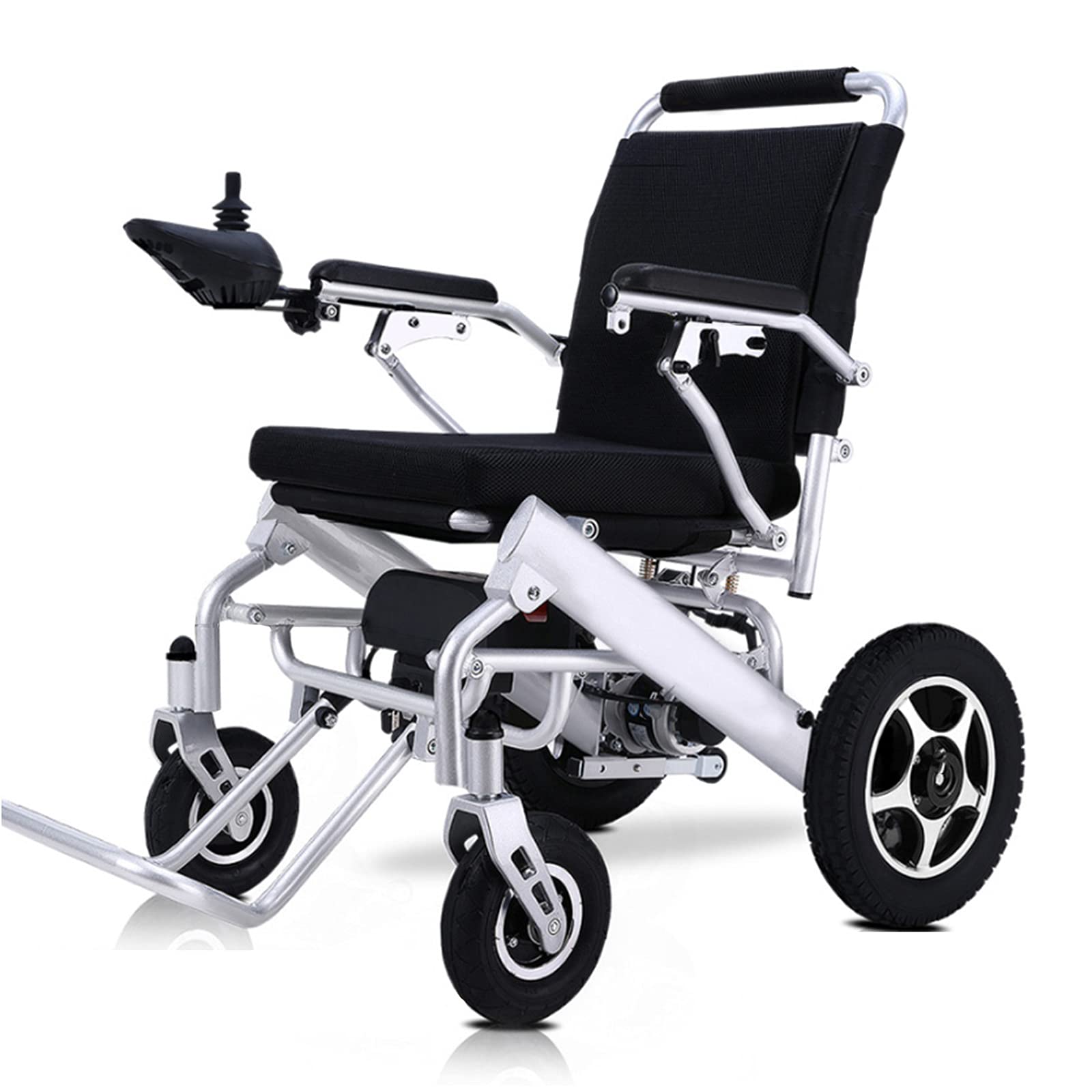 Lightweight Folding Electric Wheelchair for Adults & Seniors - Portable Motorized Power Chair for Elderly & Disabled - FAA Approved for Air Travel - Perfect for Indoor/Outdoor Use & Daily Mobility