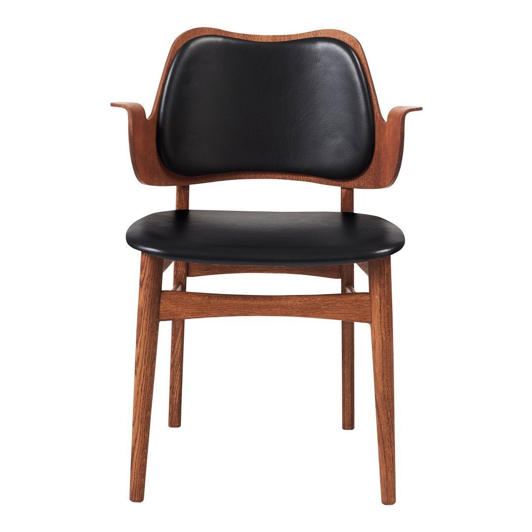Ergonomic Gesture Chair with Upholstered Seat & Back - Adjustable Office Chair for Home & Workspace Comfort