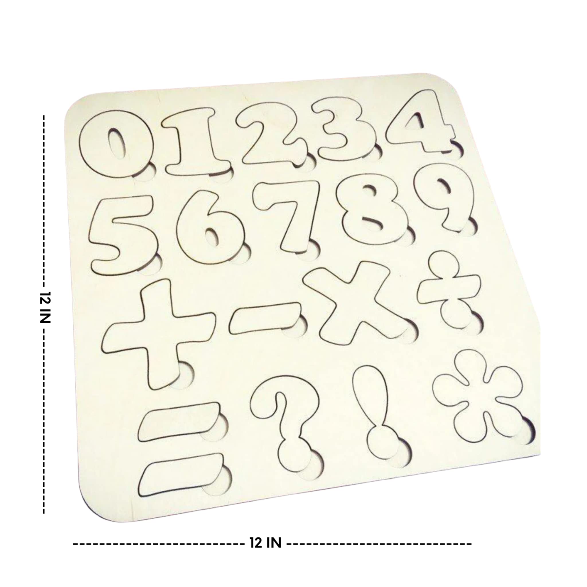 Wooden Alphabet Number Shape Puzzle - Educational Learning Toys for Toddlers Ages 3-5 | Montessori Wooden Puzzles for Kids | Perfect for Preschool Learning, Homeschooling & Early Childhood Development