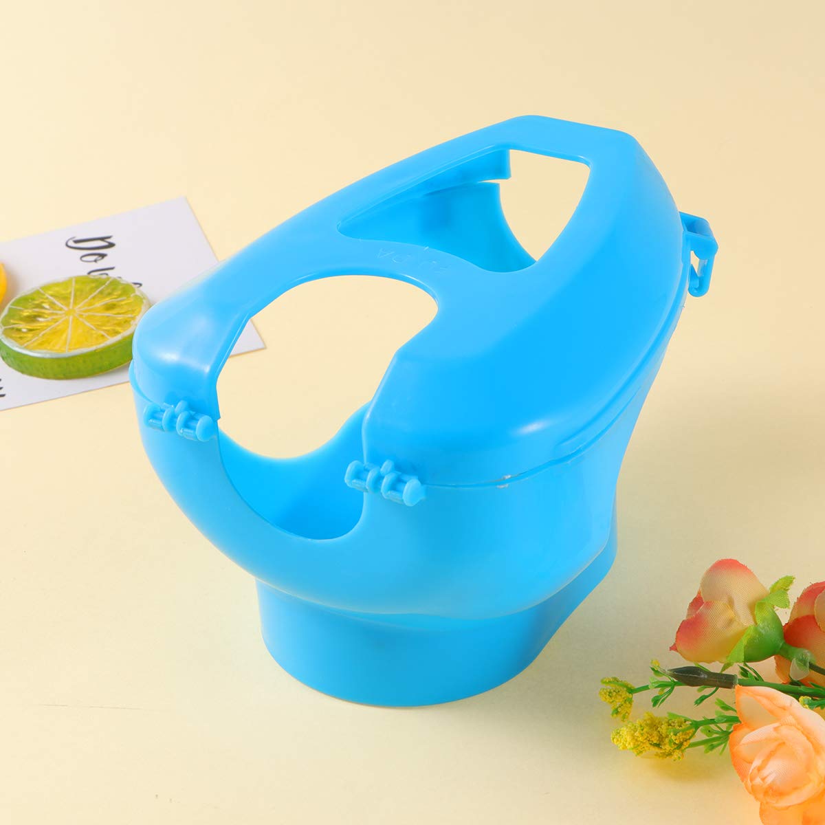 ULTECHNOVO Pigeon Feeder Holder - Sturdy Handheld Bird Feeding Rack for Doves & Pigeons | Blue Bird Toy with Fixed Mount | Perfect for Bird Watching, Training & Outdoor Feeding Activities