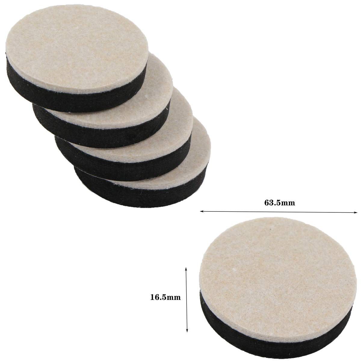 4-Piece Furniture Risers 2.5