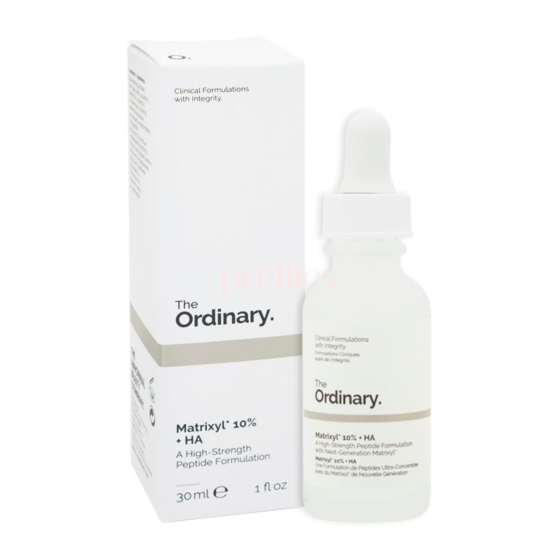 The Ordinary Matrixyl 10% + HA 30ml Anti-Aging Serum with Hyaluronic Acid - Reduce Wrinkles & Fine Lines for Youthful Skin - Perfect for Night Skincare Routine & Daily Moisturizing