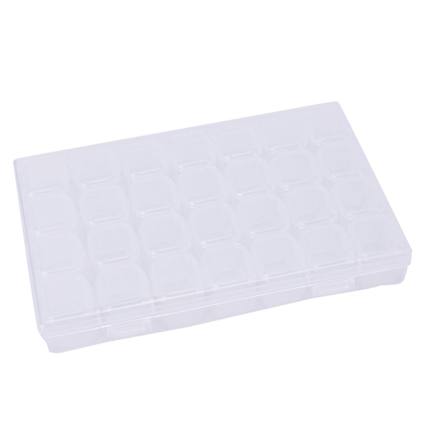 Diamond Painting Storage Box with Adjustable Grids - 28 Compartment Organizer for Embroidery, Book Preservation & Home Organization | Perfect for Crafting, Scrapbooking & DIY Projects