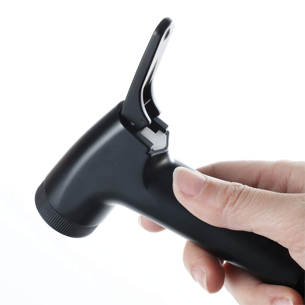 Portable Handheld Bidet Sprayer for Toilet - Cold Water Cloth Diaper Washer, Self-Cleaning Bathroom Faucet Attachment (Black) - Perfect for Baby Care, Pet Cleaning & Hygiene