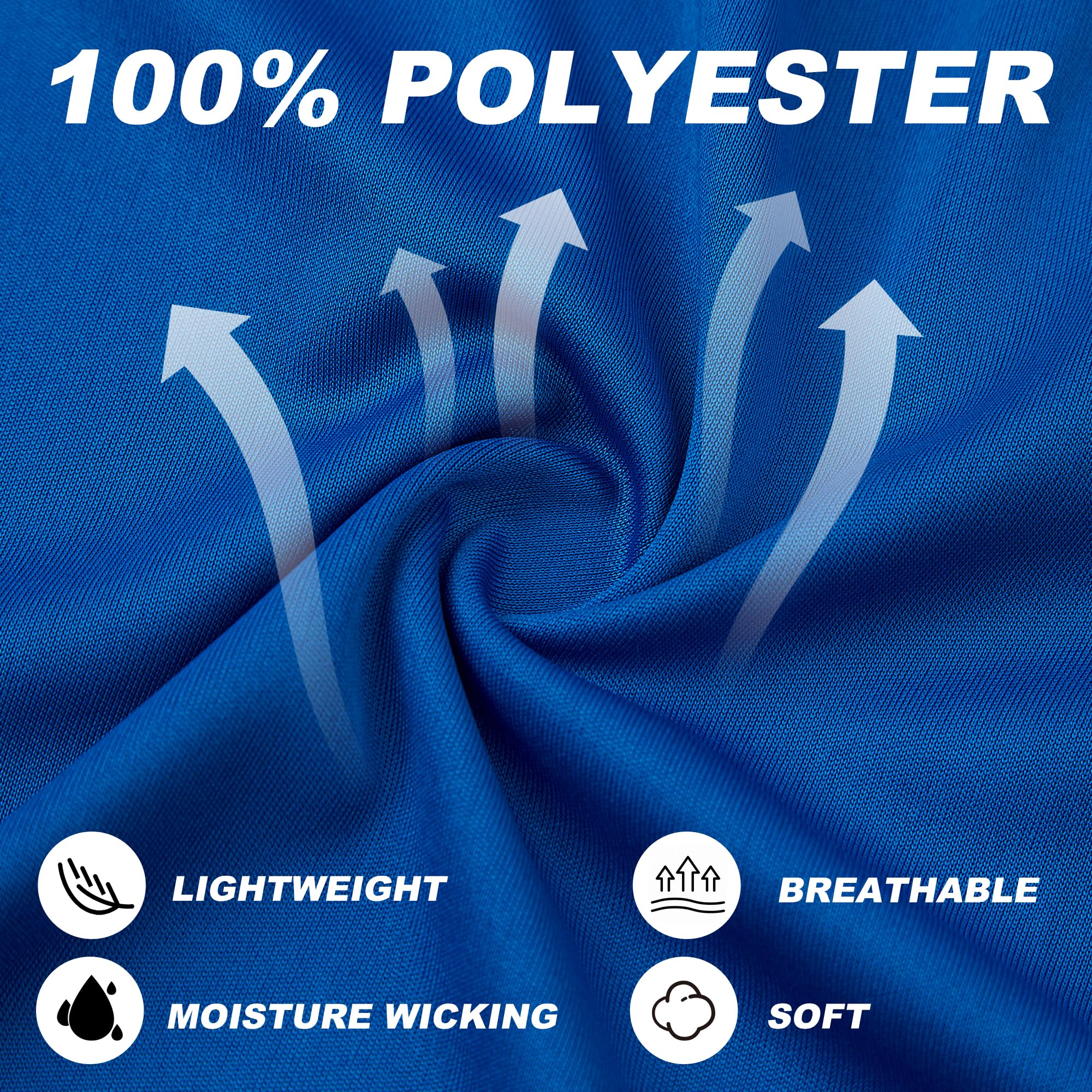BVNSOZ Men's Workout Shirts - Moisture Wicking Quick Dry Athletic T-Shirts for Gym, Running & Training - Lightweight Breathable Activewear for Men