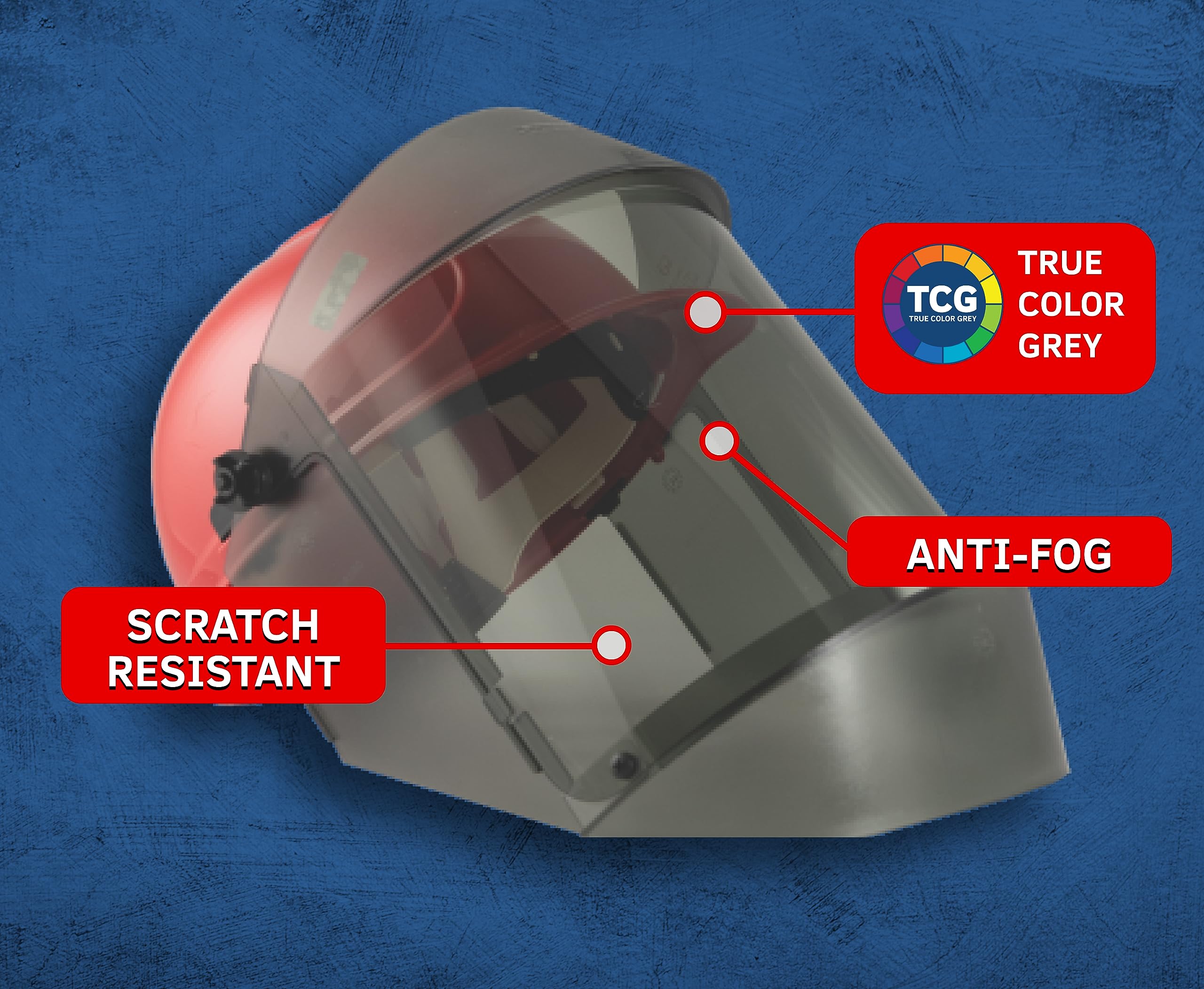 Oberon Arc Flash Face Shield - 12 Calorie Hard Hat & Face Shield Safety Kit - TCG Series for Electrical Work & Industrial Protection