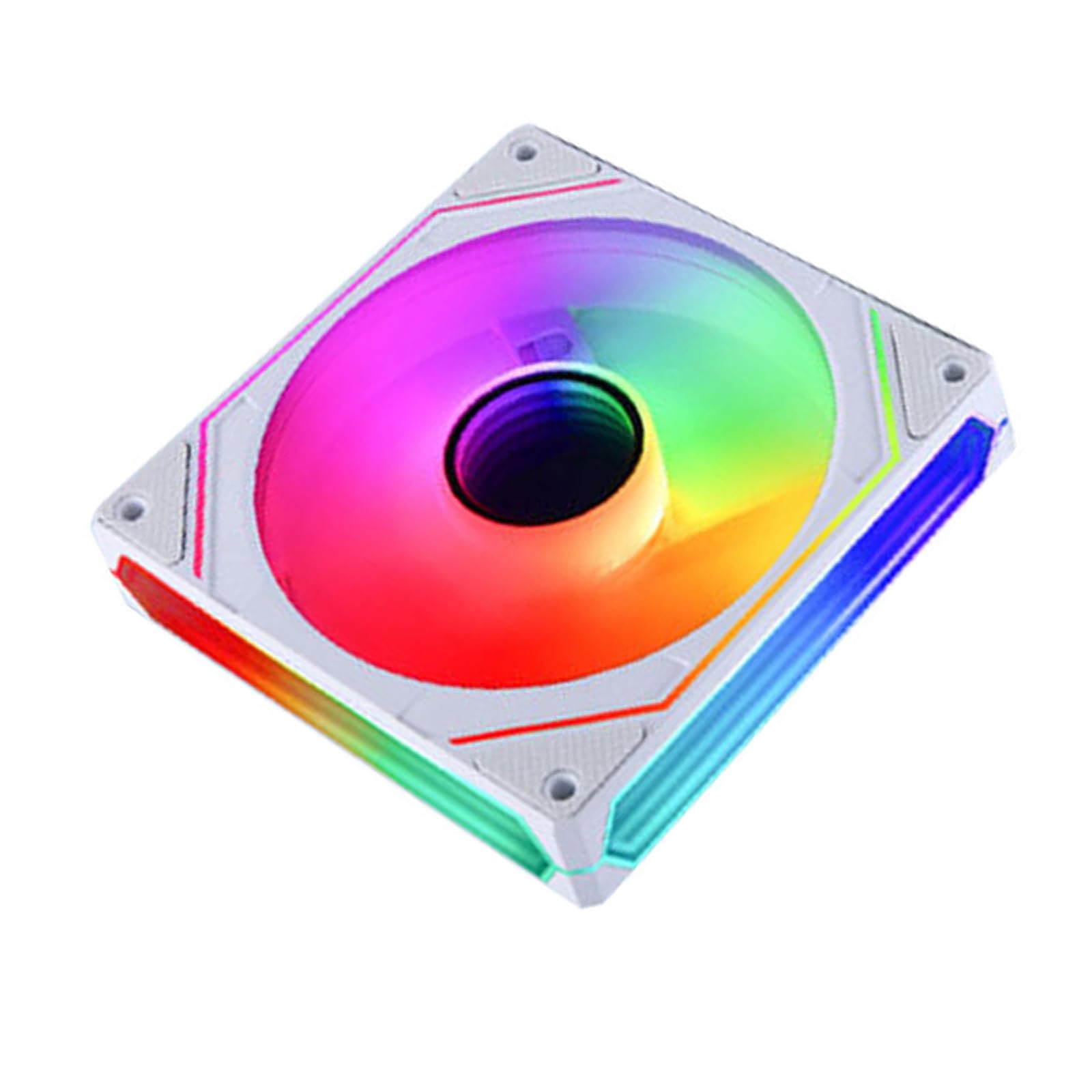 120mm ARGB PC Case Fan - 5V 3Pin Addressable RGB LED Cooling Fan for Desktop Computer, CPU Cooler & Gaming PC Build - Perfect for Case Modding, RGB Lighting Setup & System Cooling