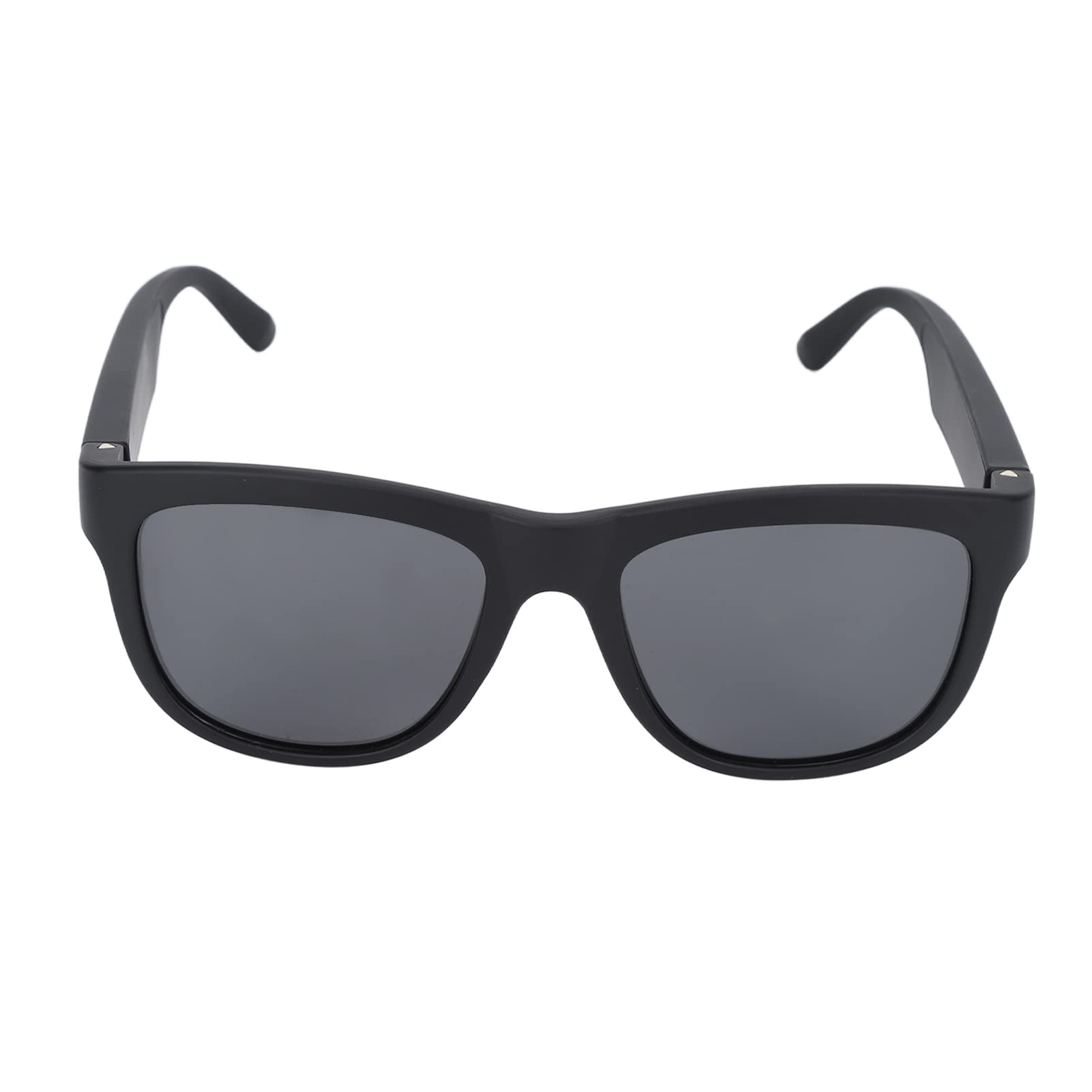 ASHATA Smart Bluetooth Audio Sunglasses with Touch Control - Built-in Microphone & Speaker, USB Rechargeable - Ideal for Running, Cycling & Outdoor Activities (Black)