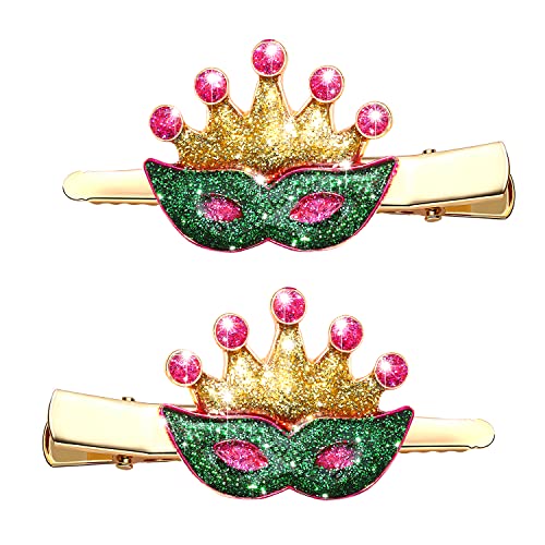 Mask Mardi Gras Hairclips