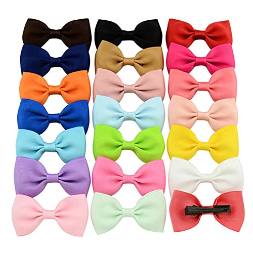 Handmade Ribbon Hair Bow Clip for Women & Girls - Clear Hair Accessories for Parties, Weddings, and Everyday Styling