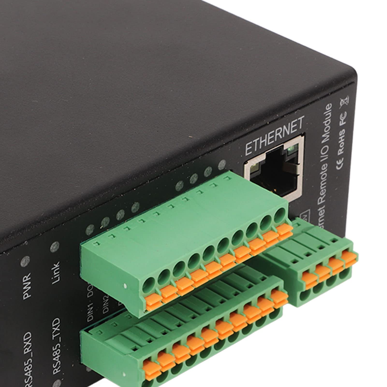 M160T Ethernet TCP Module - 8-Channel Modbus to TCP Remote I/O Module with AC100-240V & IP30 Protection | Industrial Automation & Smart Home Data Acquisition Solution