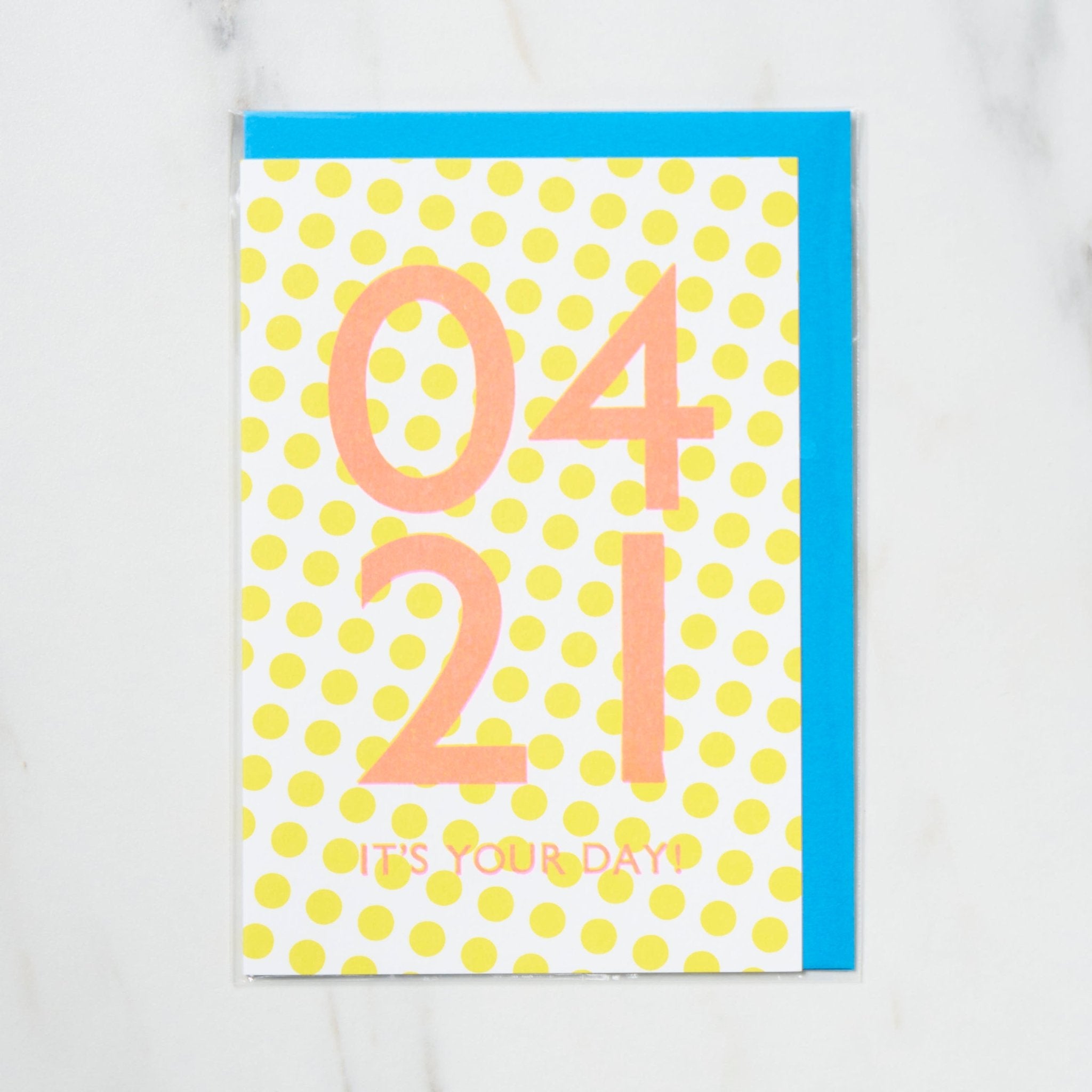 365 Find Your Day Card - April Edition | Premium Letterpress Greeting Card for Birthdays, Anniversaries & Special Occasions