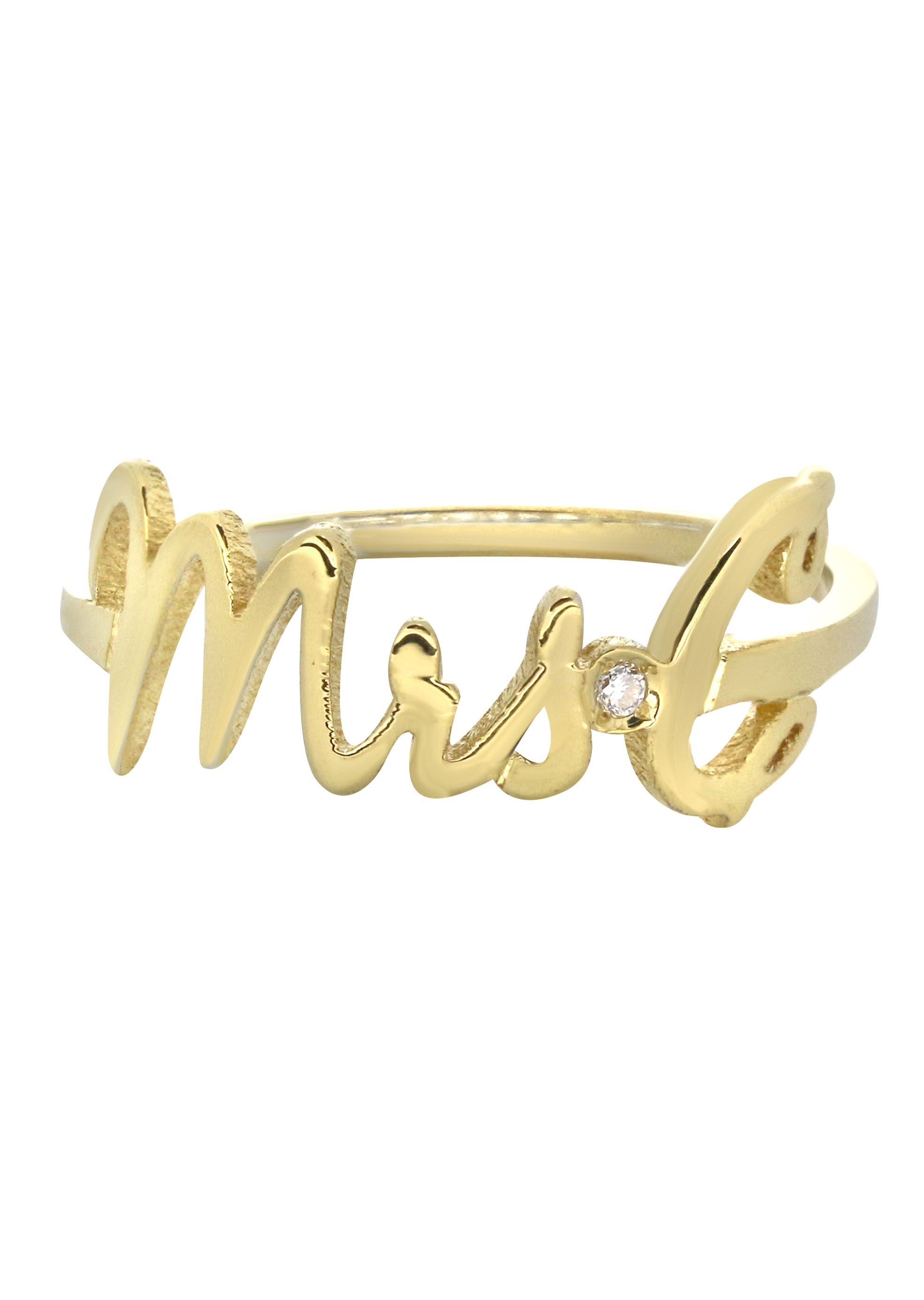 14K Gold Personalized Initial Name Ring for Women - Elegant Cursive Letter Jewelry Gift for Her | Perfect for Birthdays, Anniversaries & Everyday Wear