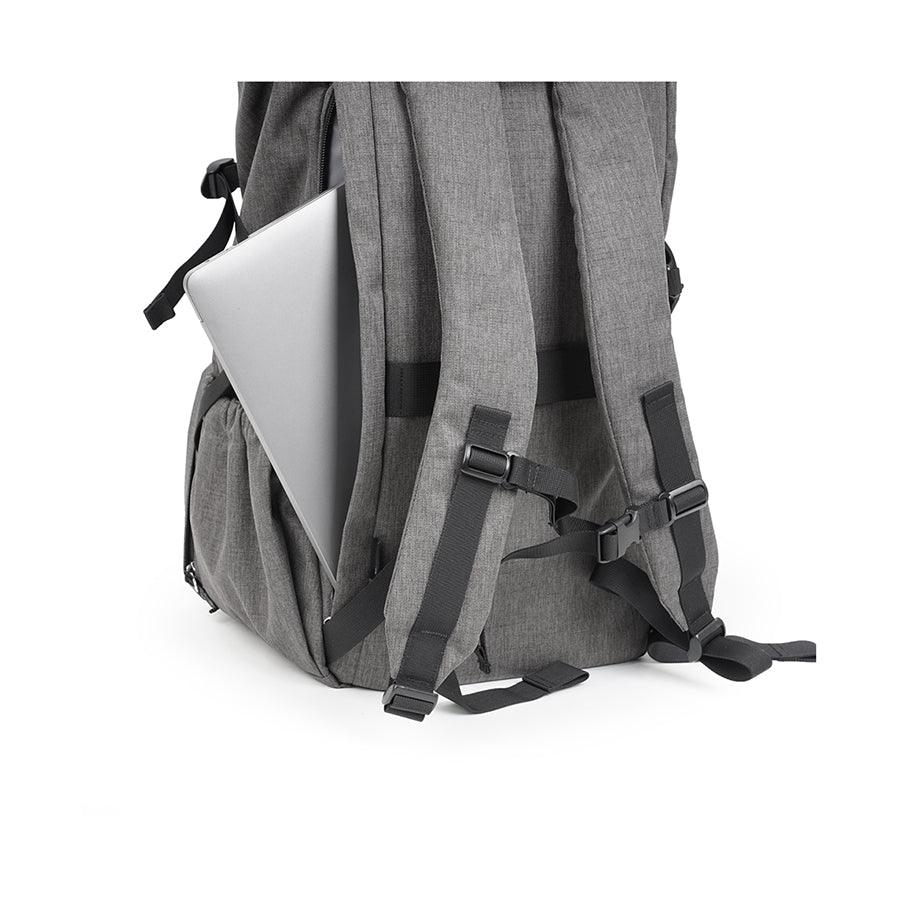 HELLOLULU Holger DSLR Camera Backpack for Photographers - Waterproof & Durable Stone Gray Camera Bag - Perfect for Travel, Hiking & Outdoor Photography