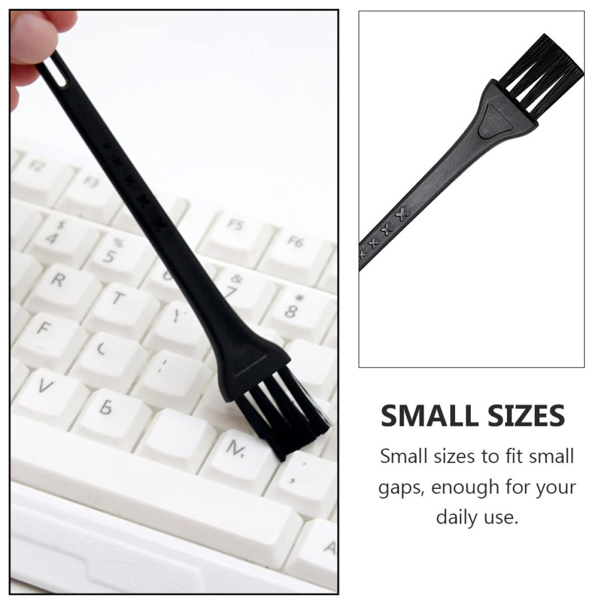FOMIYES 75-Piece Mini Cleaning Brush Set - Electric Shaver Brush, Keyboard Duster, Electronic Clippers & Humidifier Cleaning Tools for Computer, Razor & Home Use
