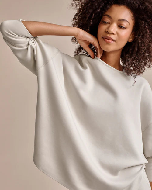 Rhone Women's Dreamglow Pullover Hoodie - Soft Fleece Lined Sweatshirt for Yoga, Running & Casual Wear | Sand Color