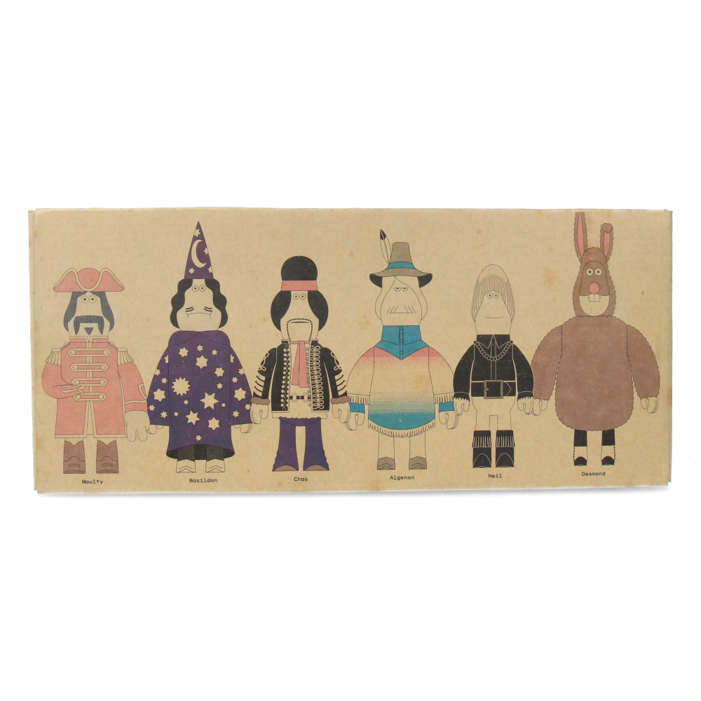 James Jarvis In Crowd Major Moultys Amazing Magical Plastic Band Set - 6 Piece Collectible Toy Figures for Kids & Adults - Perfect for Display, Gifts, and Playtime Fun