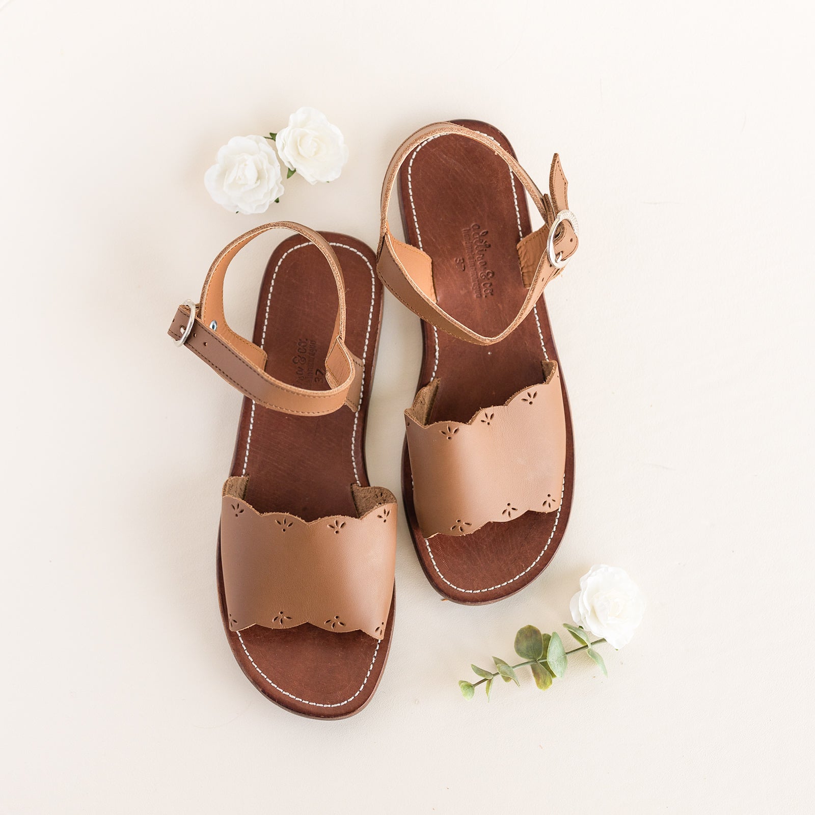 Bella Women's Genuine Leather Sandals - Comfortable & Stylish Summer Footwear for Walking, Travel & Beach Vacations