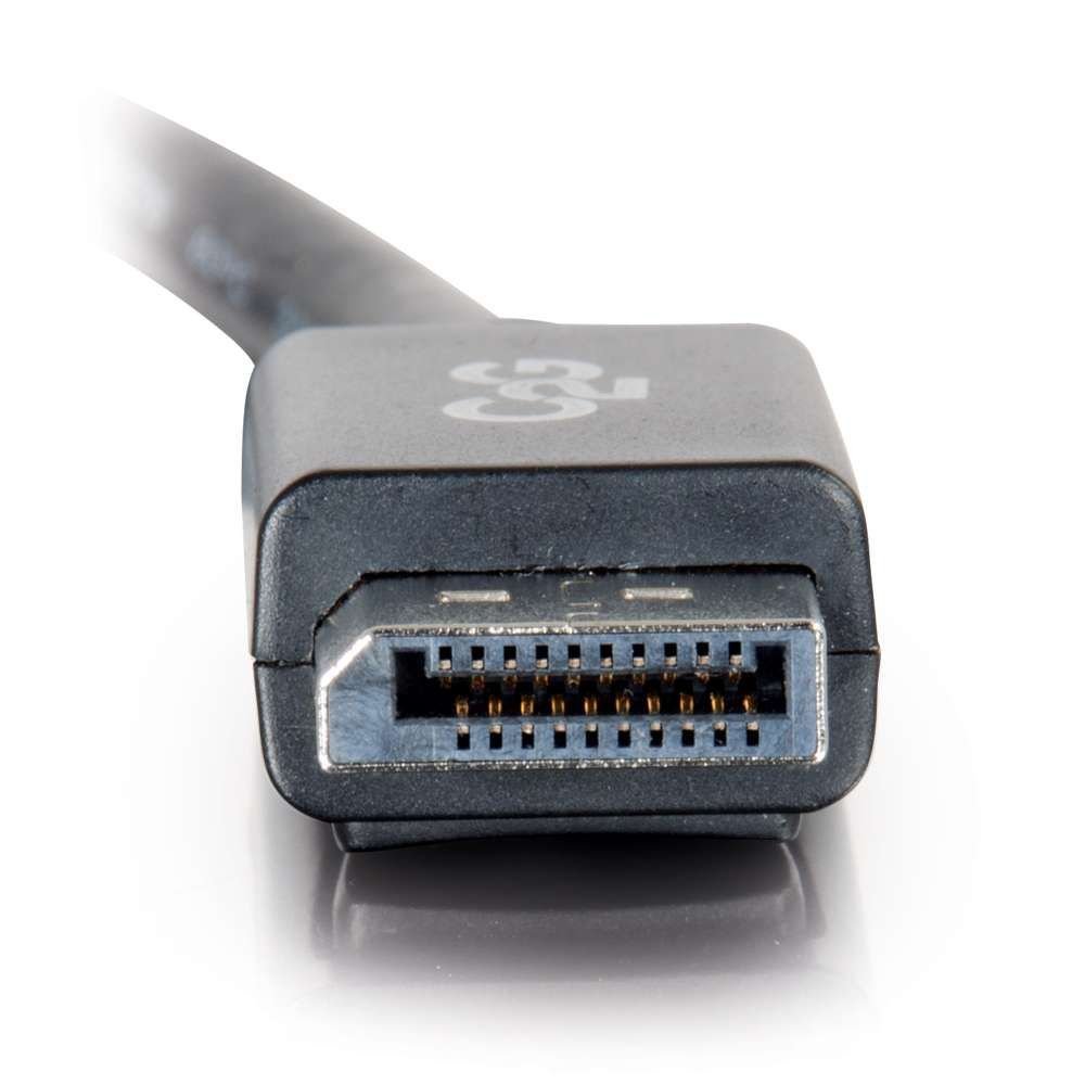 C2G 54405 DisplayPort Cable with Latches - 35ft Male to Male High-Speed 4K Video Cable - Black - Ideal for Gaming, Home Theater & Office Monitors